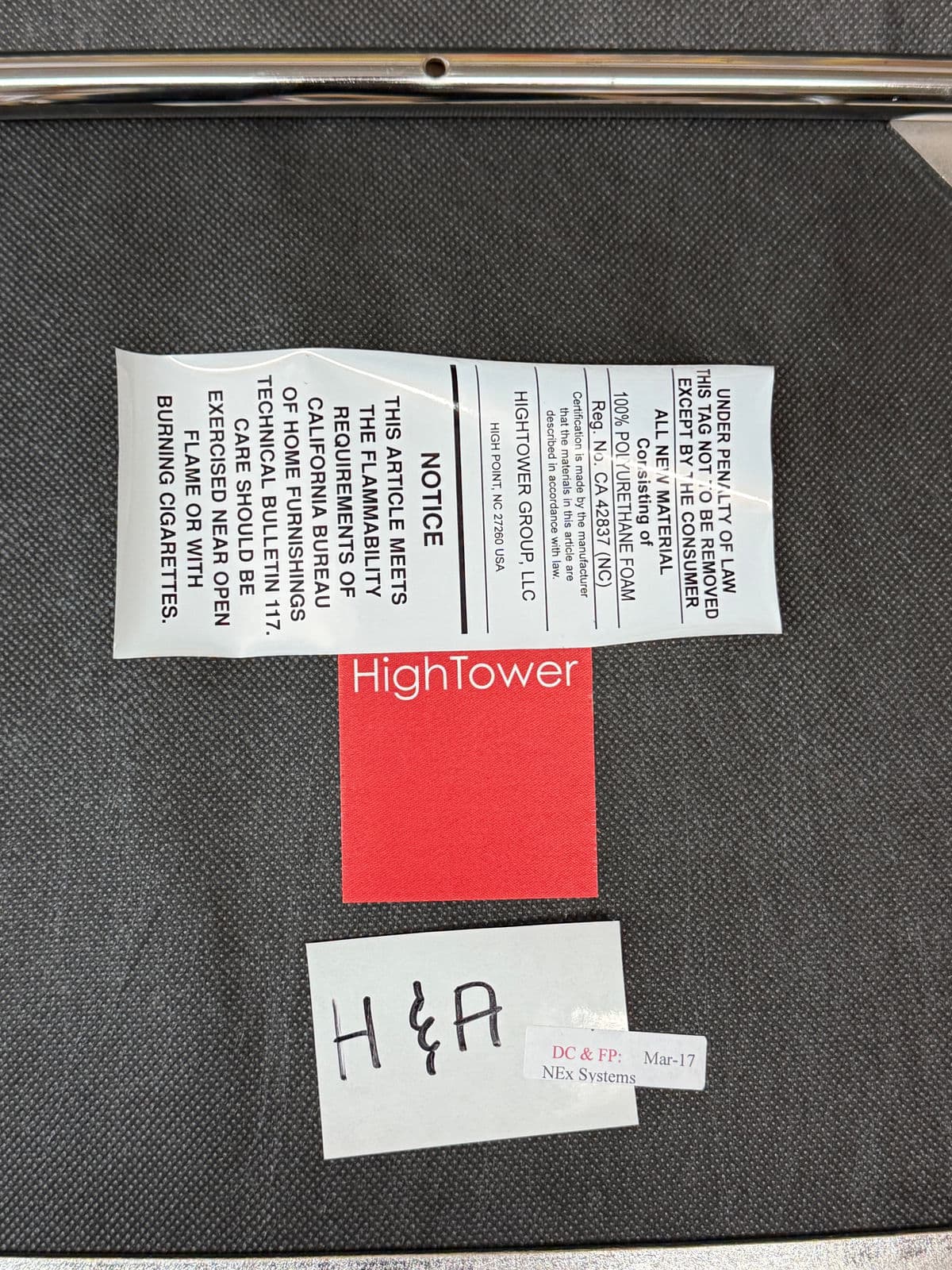 Hightower Modernist Stackable Arm Chair, Damask Print - Thumbnail 4