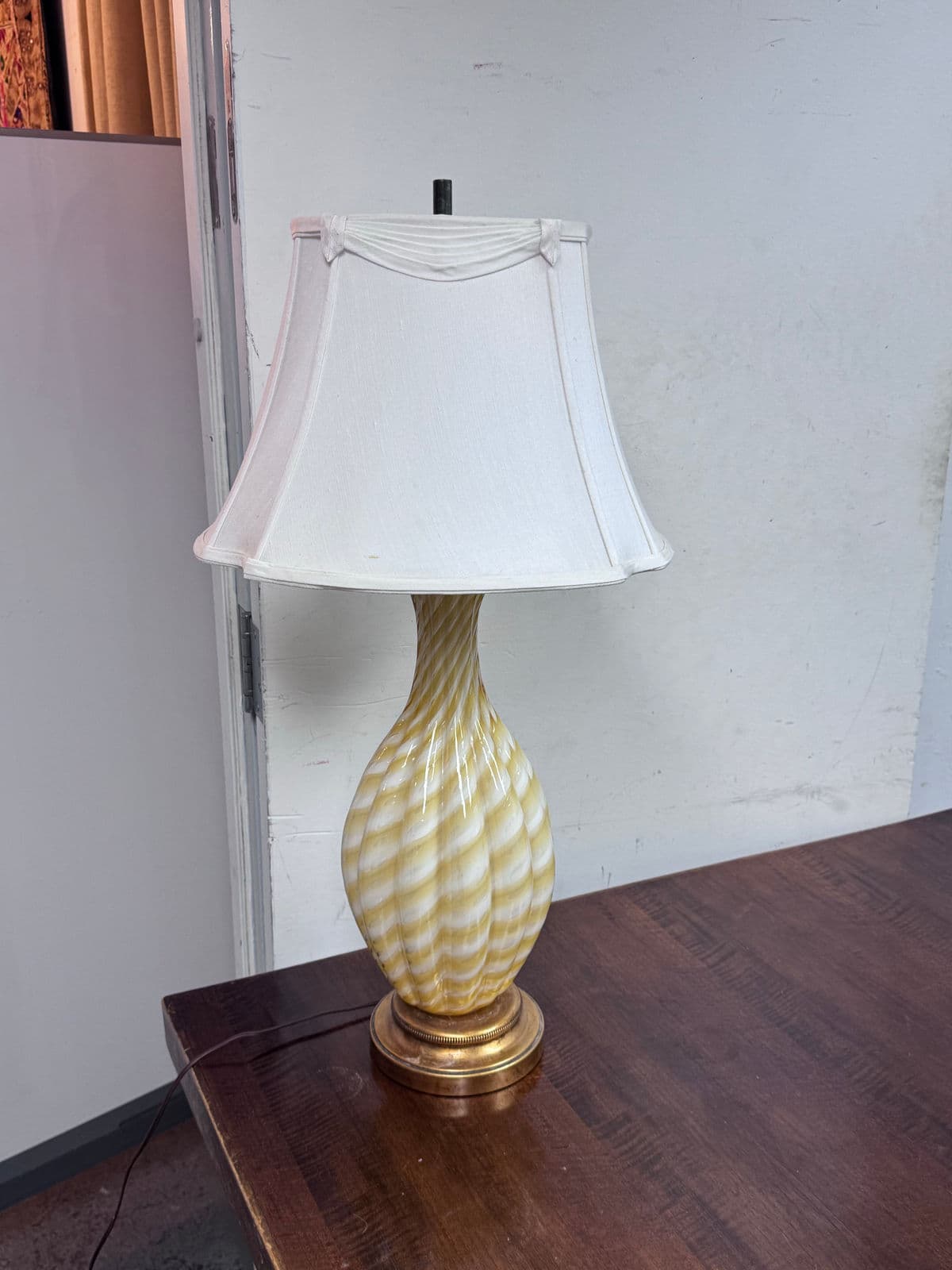 Fornasa De Murano a l'Insegna Del Moreto Late 20th Century Murano Table Lamp - Thumbnail 9