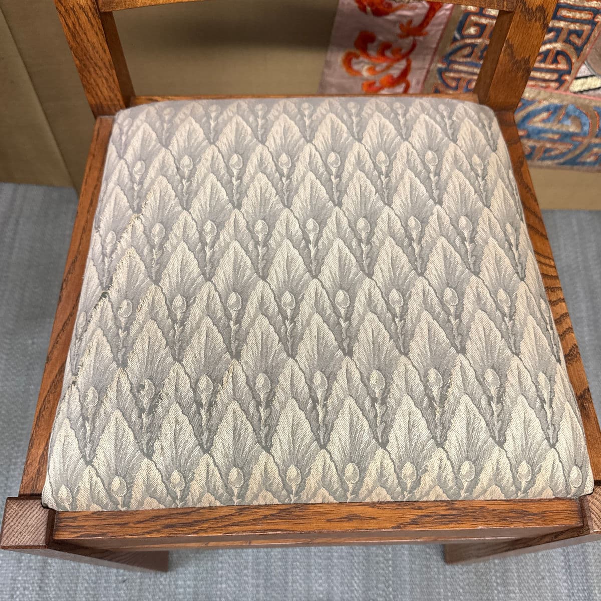 Stickley Harvey Ellis Oak Wood Side Chair - Thumbnail 11