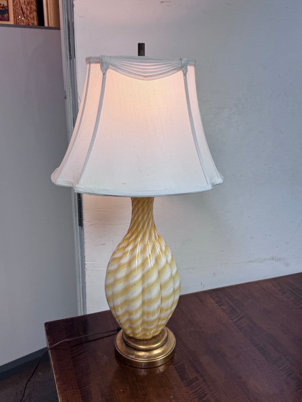 Fornasa De Murano a l'Insegna Del Moreto Late 20th Century Murano Table Lamp - Thumbnail 11