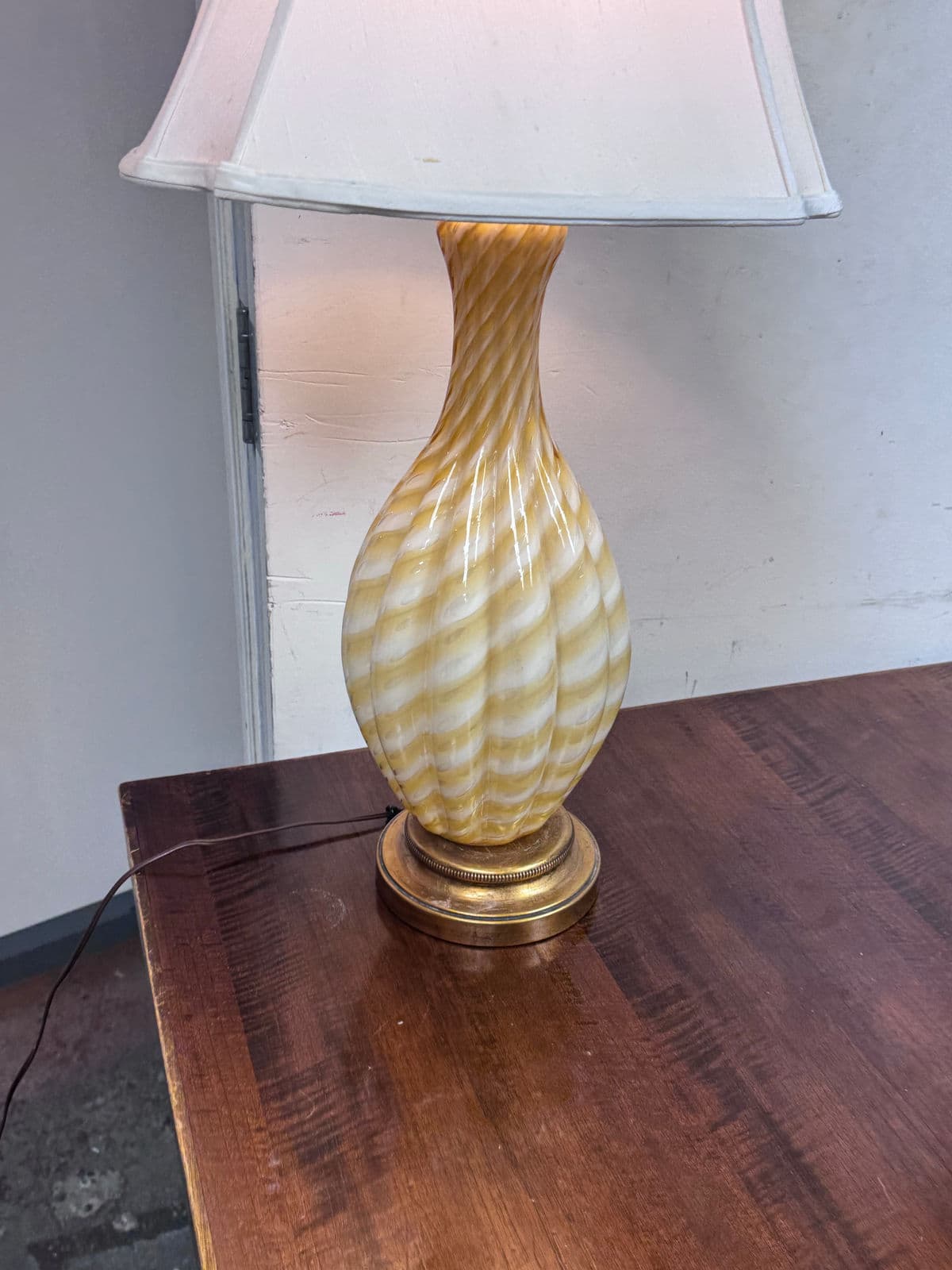 Fornasa De Murano a l'Insegna Del Moreto Late 20th Century Murano Table Lamp - Thumbnail 10