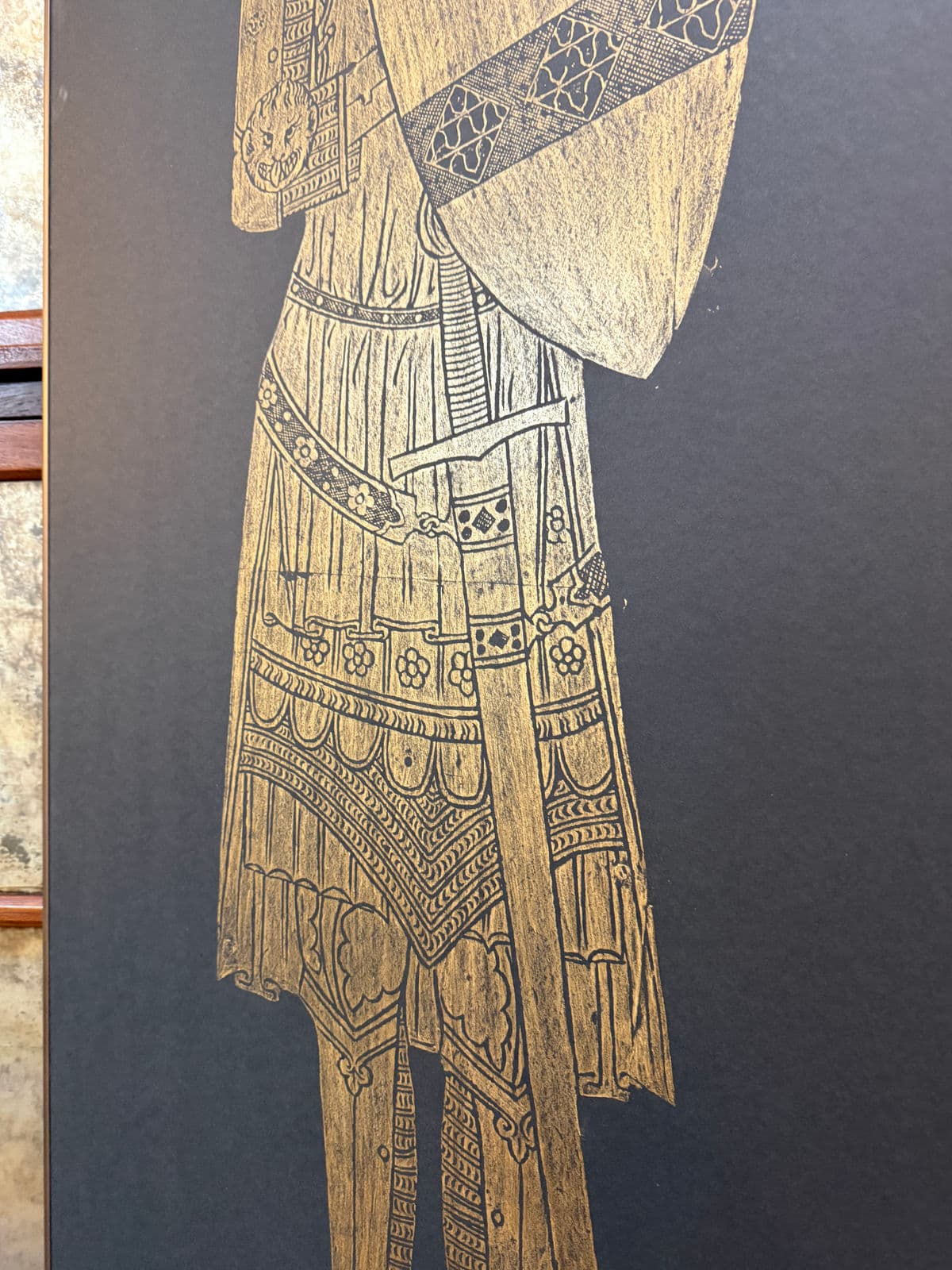 Twentieth Century Brass Rubbings Triptych, Set of Three - Thumbnail 14