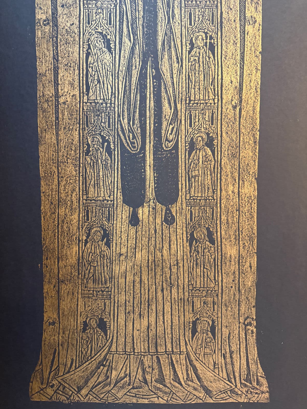 Twentieth Century Brass Rubbings Triptych, Set of Three - Thumbnail 17