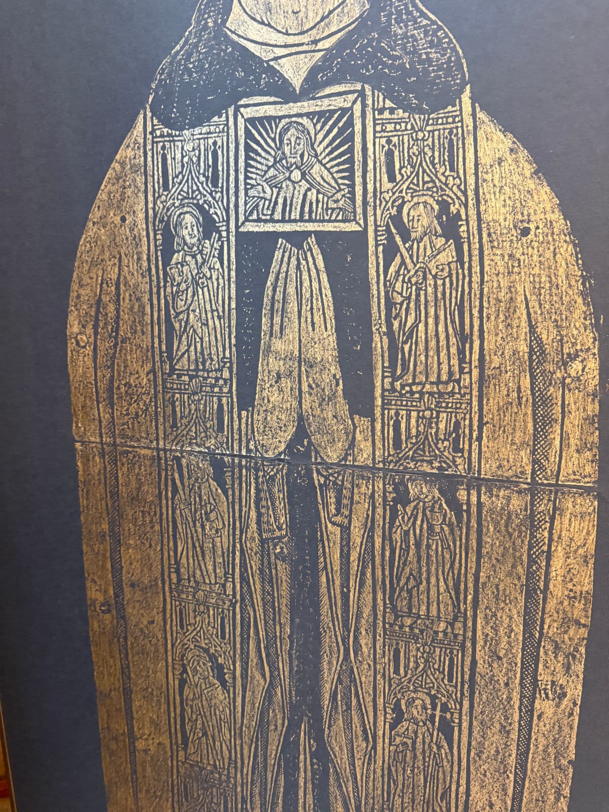 Twentieth Century Brass Rubbings Triptych, Set of Three - Thumbnail 18