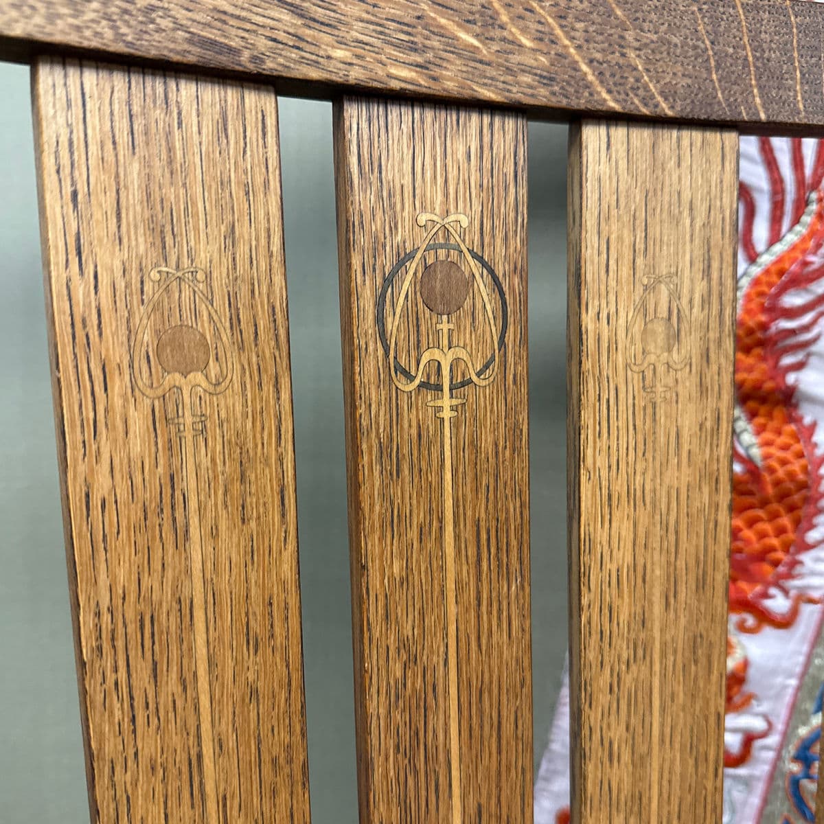 Stickley Harvey Ellis Oak Wood Side Chair - Thumbnail 8