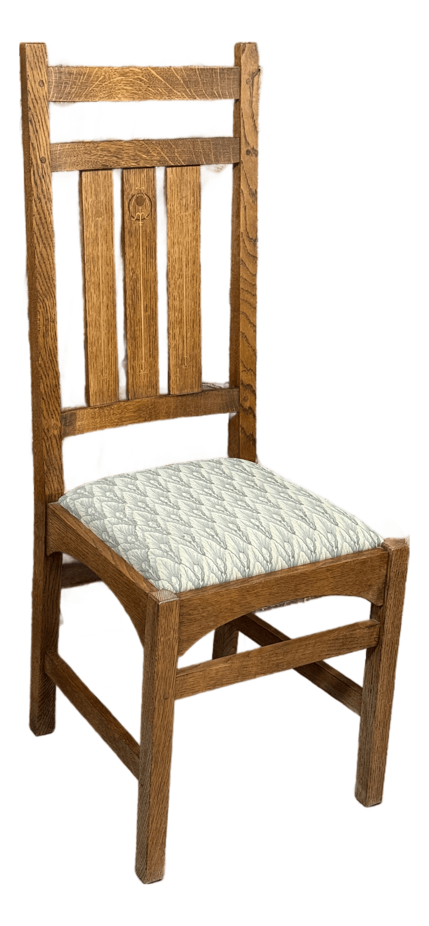 Stickley Harvey Ellis Oak Wood Side Chair - Thumbnail 2
