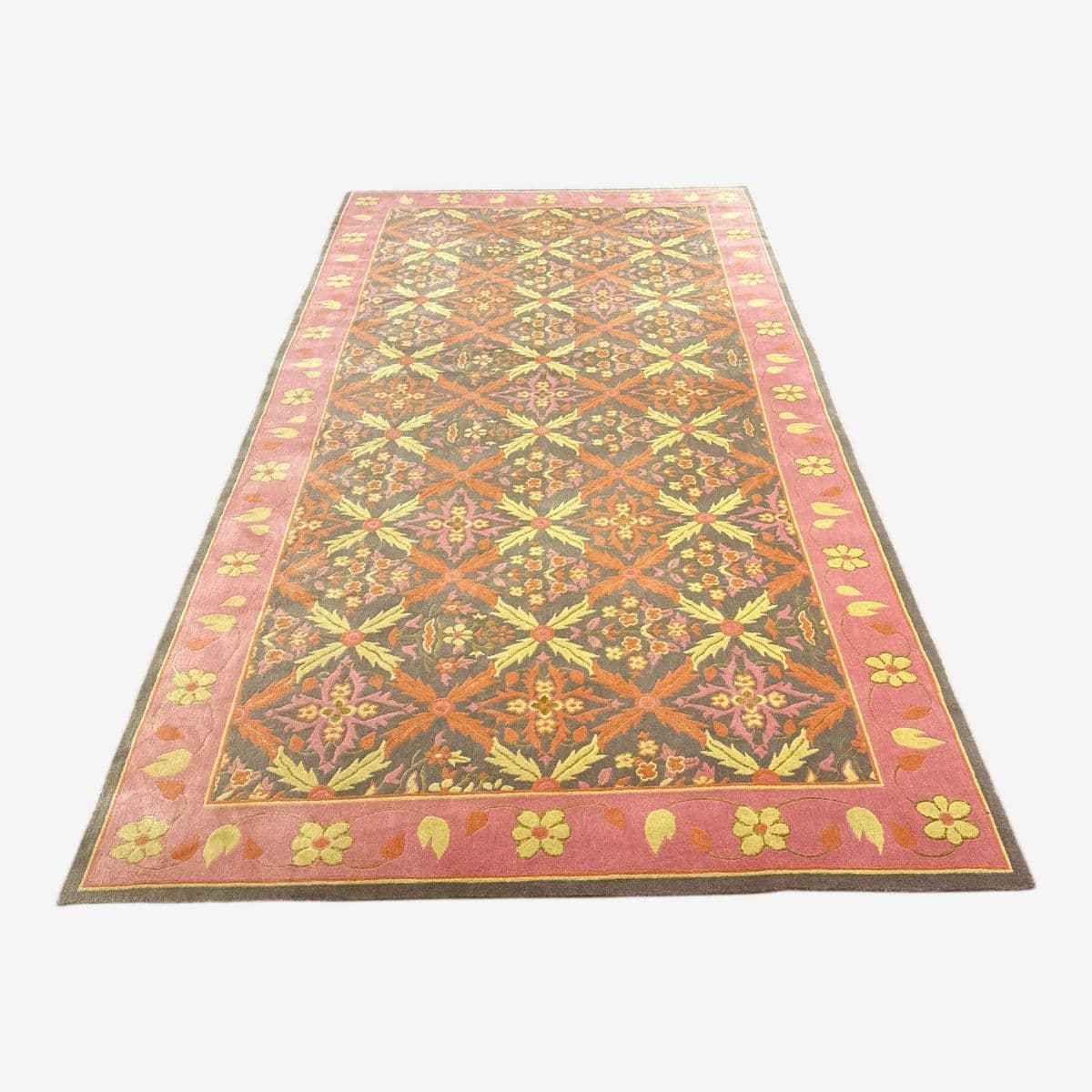 5ft5in × 10ft3in Custom Made Wool + Silk Carpet - Image 1