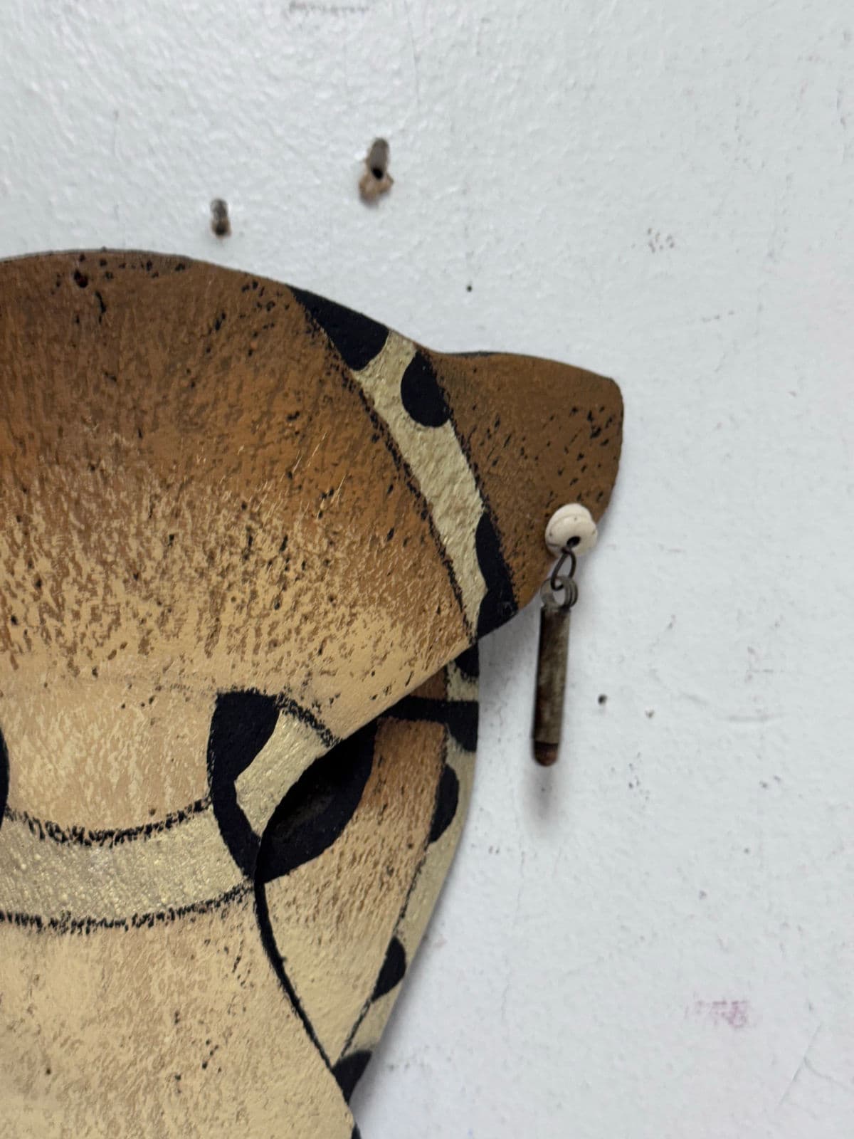 Hilarey Handcrafted Clay Animal Wall Mask, Signed - Thumbnail 4