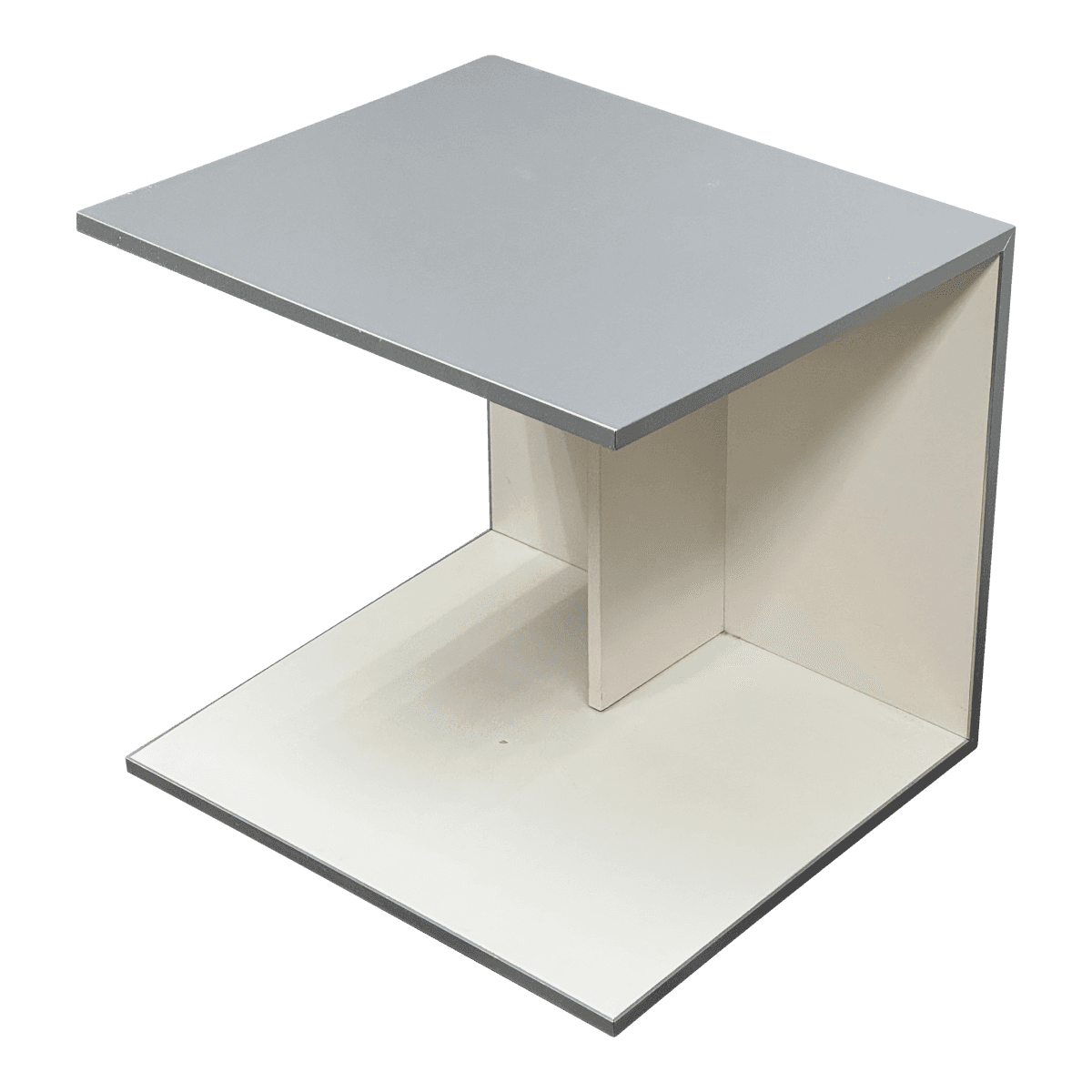 Italian Custom C-Shape Lacquered Side Table - Thumbnail 2