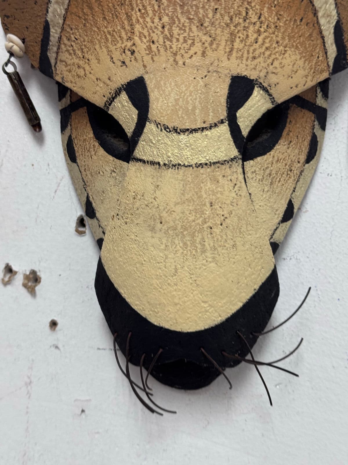 Hilarey Handcrafted Clay Animal Wall Mask, Signed - Thumbnail 9