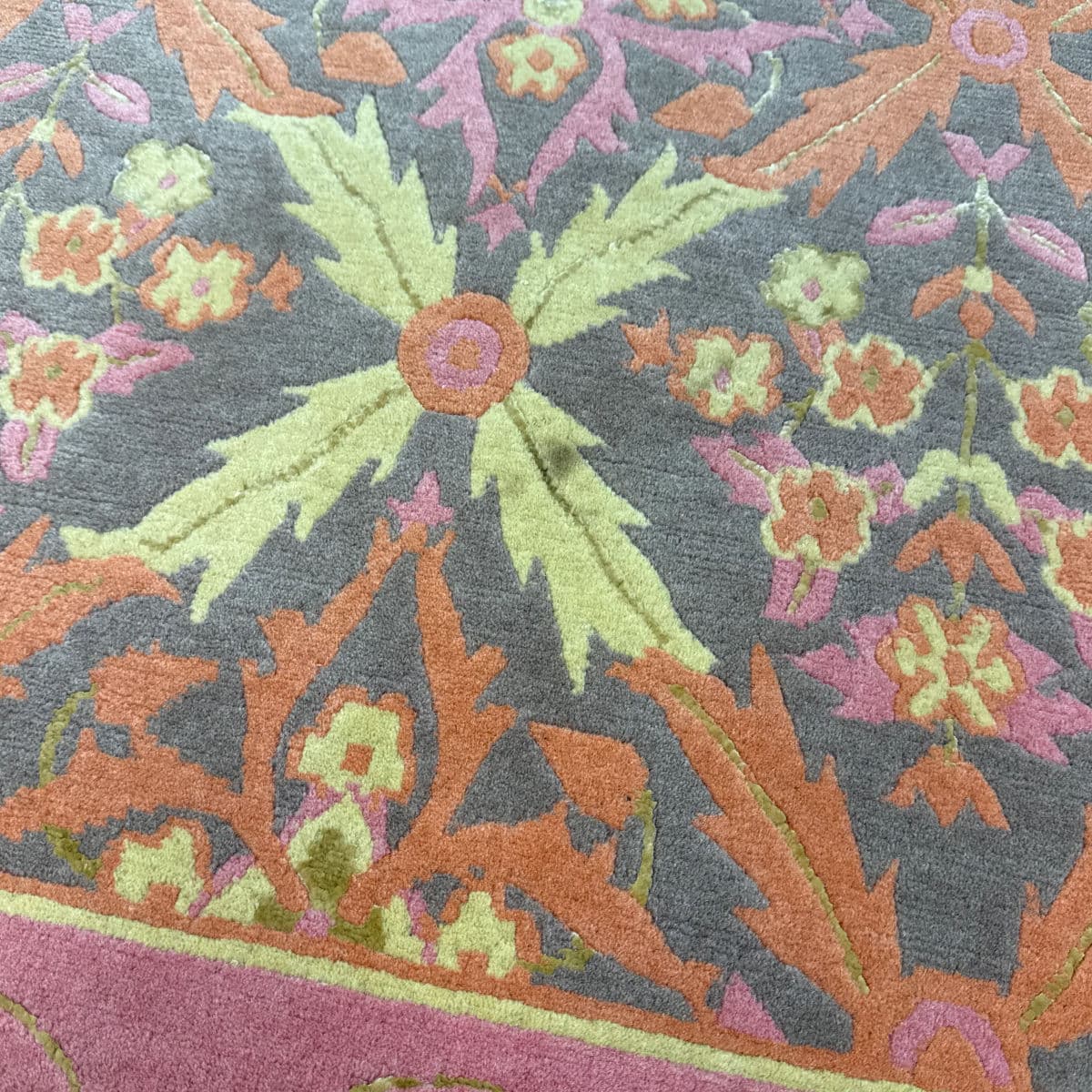 5ft5in × 10ft3in Custom Made Wool + Silk Carpet - Thumbnail 5