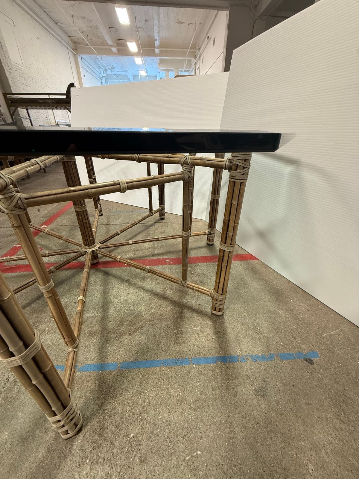 McGuire Furniture Octagonal Dining Table - Thumbnail 7