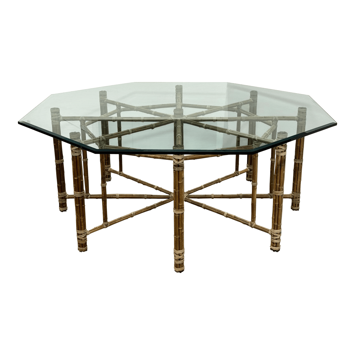 McGuire Furniture Octagonal Dining Table - Thumbnail 2
