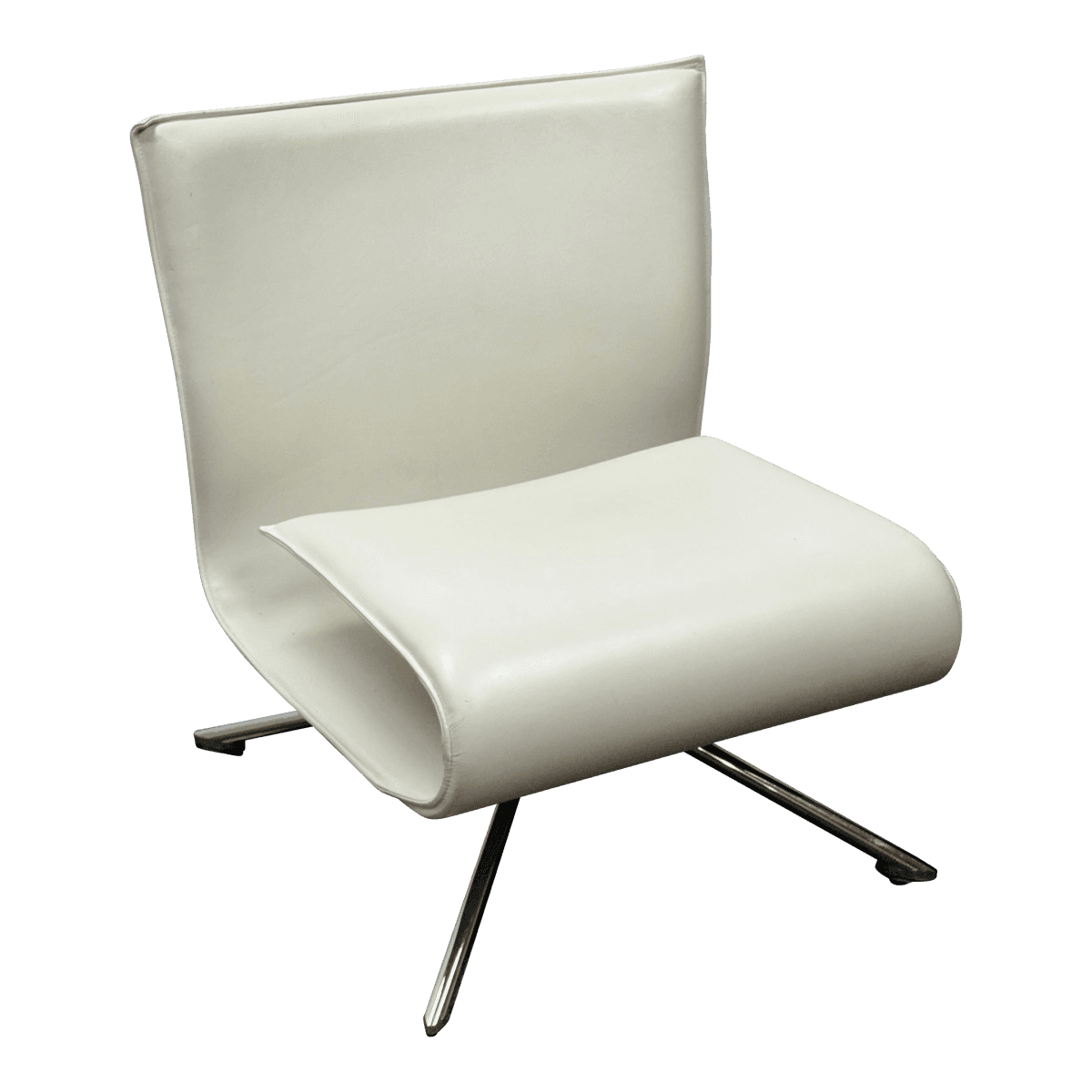 Vertijet Hob Leather Swivel Chair - Thumbnail 2