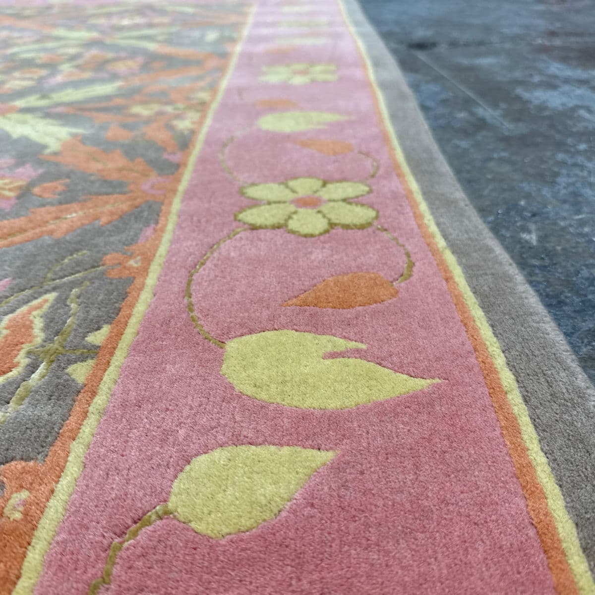 5ft5in × 10ft3in Custom Made Wool + Silk Carpet - Thumbnail 11