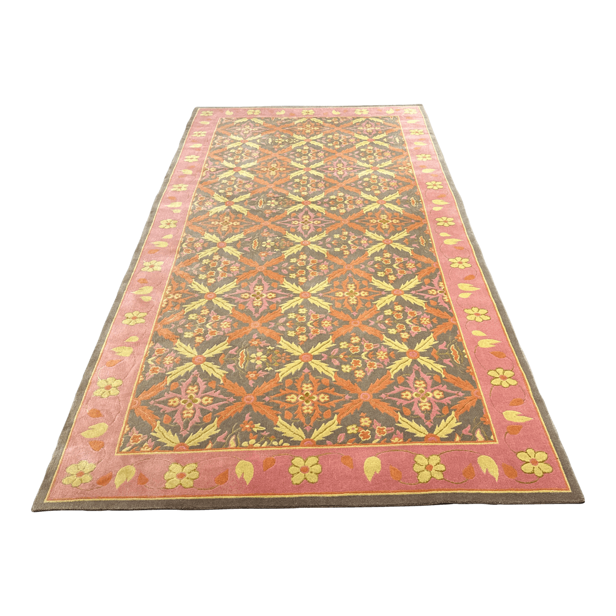 5ft5in × 10ft3in Custom Made Wool + Silk Carpet - Thumbnail 2