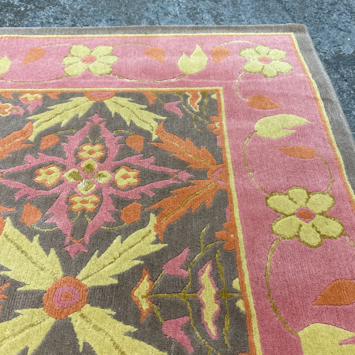 5ft5in × 10ft3in Custom Made Wool + Silk Carpet - Thumbnail 12
