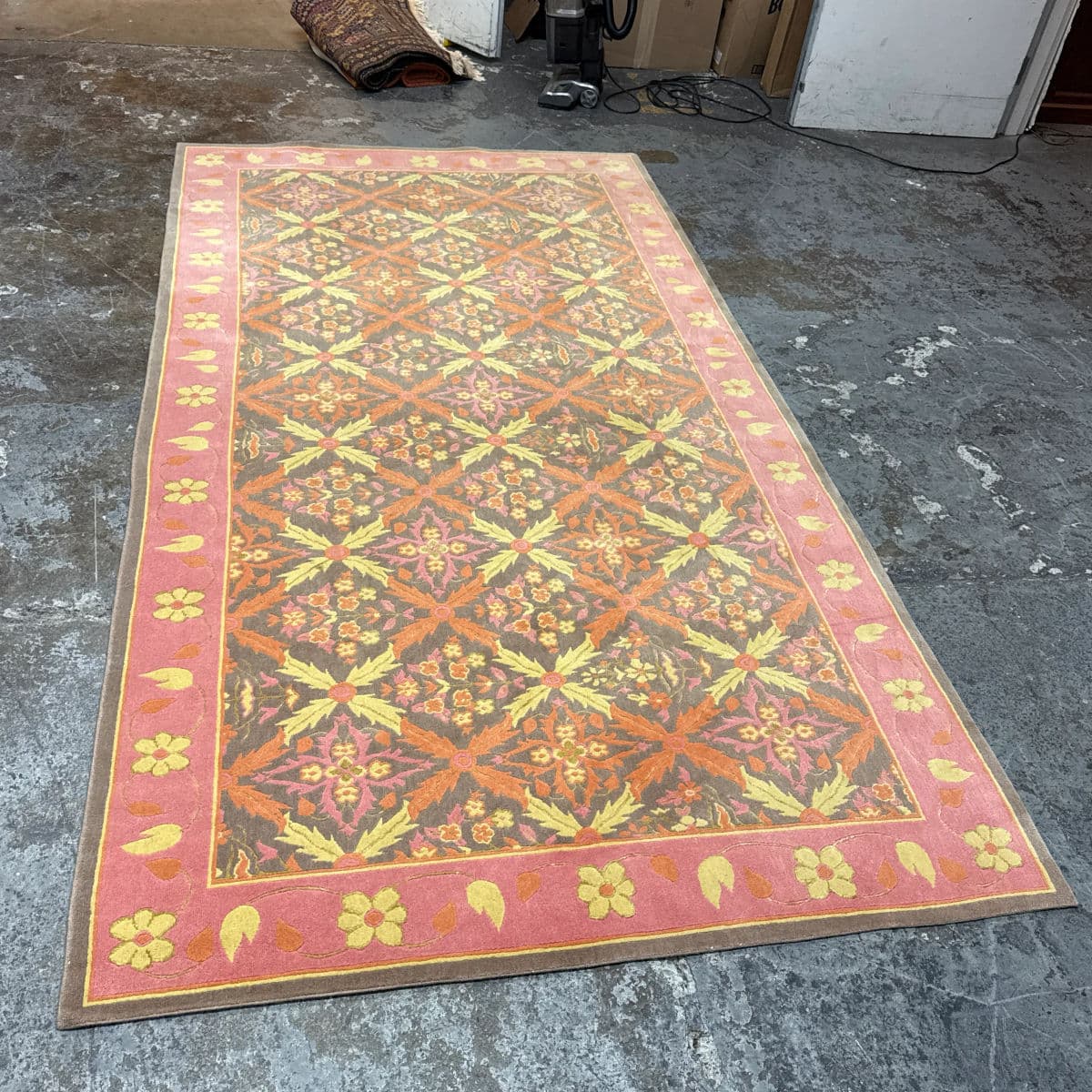 5ft5in × 10ft3in Custom Made Wool + Silk Carpet - Thumbnail 3