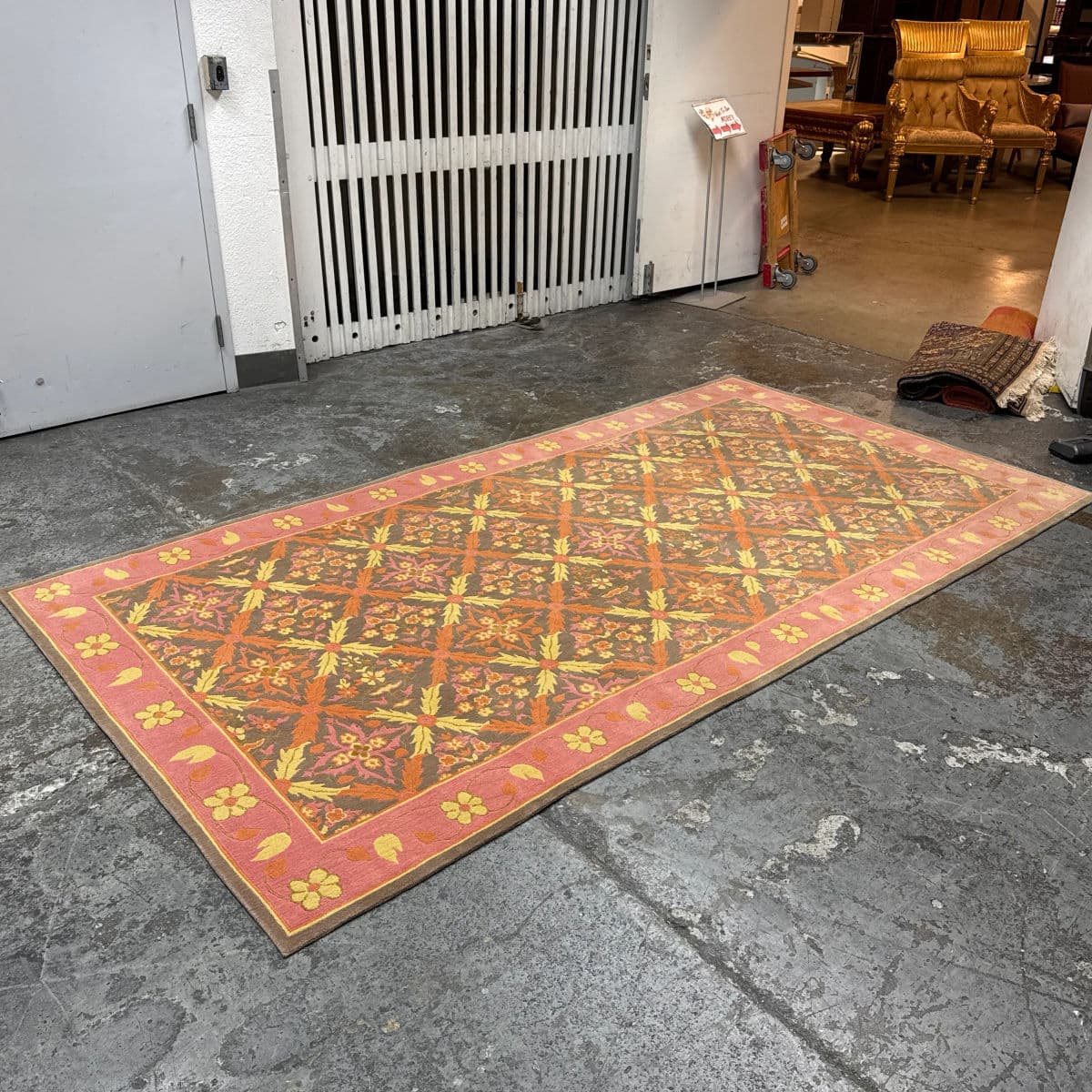 5ft5in × 10ft3in Custom Made Wool + Silk Carpet - Thumbnail 6