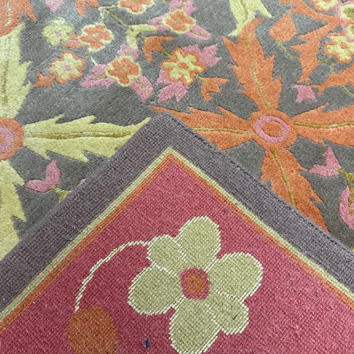 5ft5in × 10ft3in Custom Made Wool + Silk Carpet - Thumbnail 9