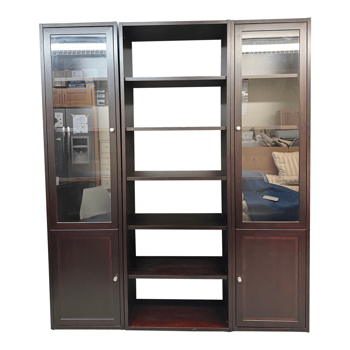 Contemporary Storage Wall Unit, Set of Three - Thumbnail 4