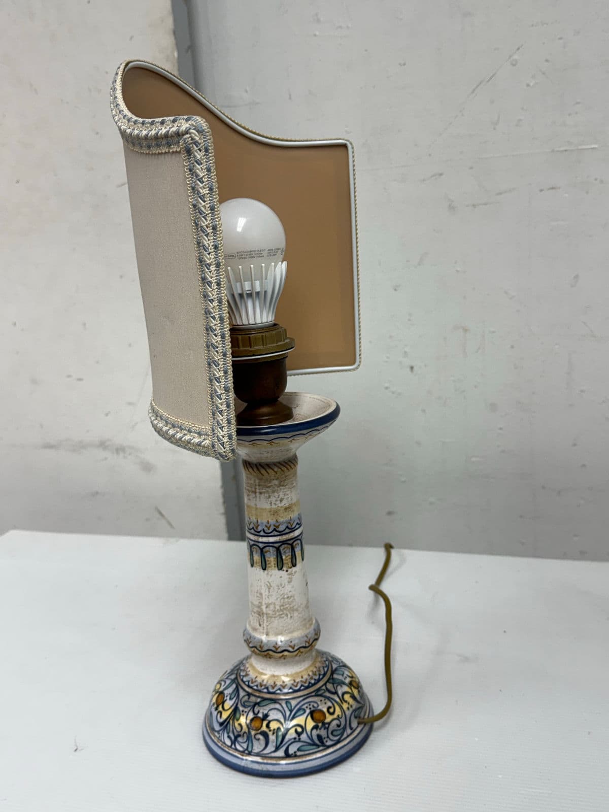 Late 20th Century Saca Castelli Italian Table Lamp - Thumbnail 4