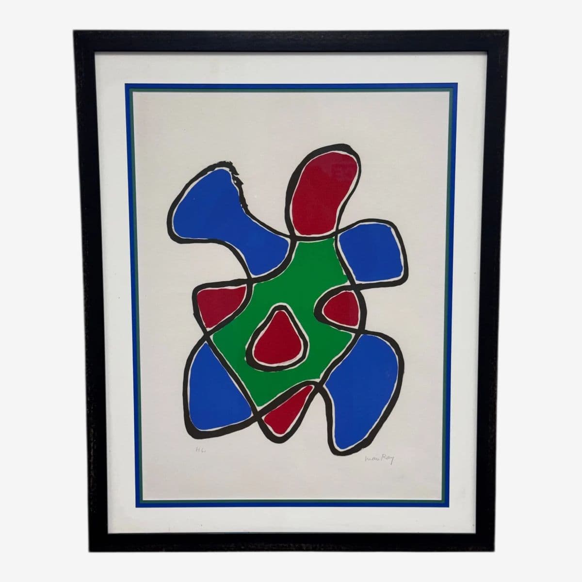 Circa 1968 Man Ray “Due Figure” Lithograph, Signed - Image 1