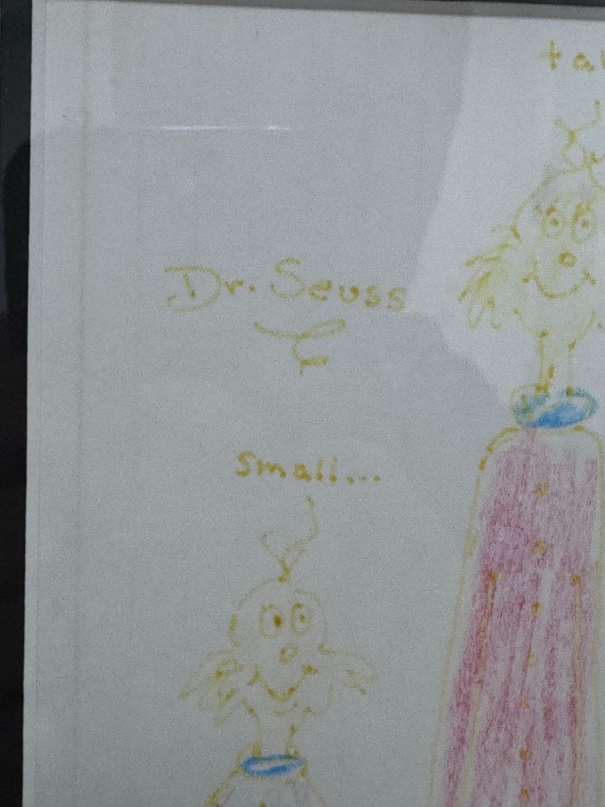 Theodor Seuss Geisel Original Artwork "Dr. Seuss Small... Tall!" - Thumbnail 11