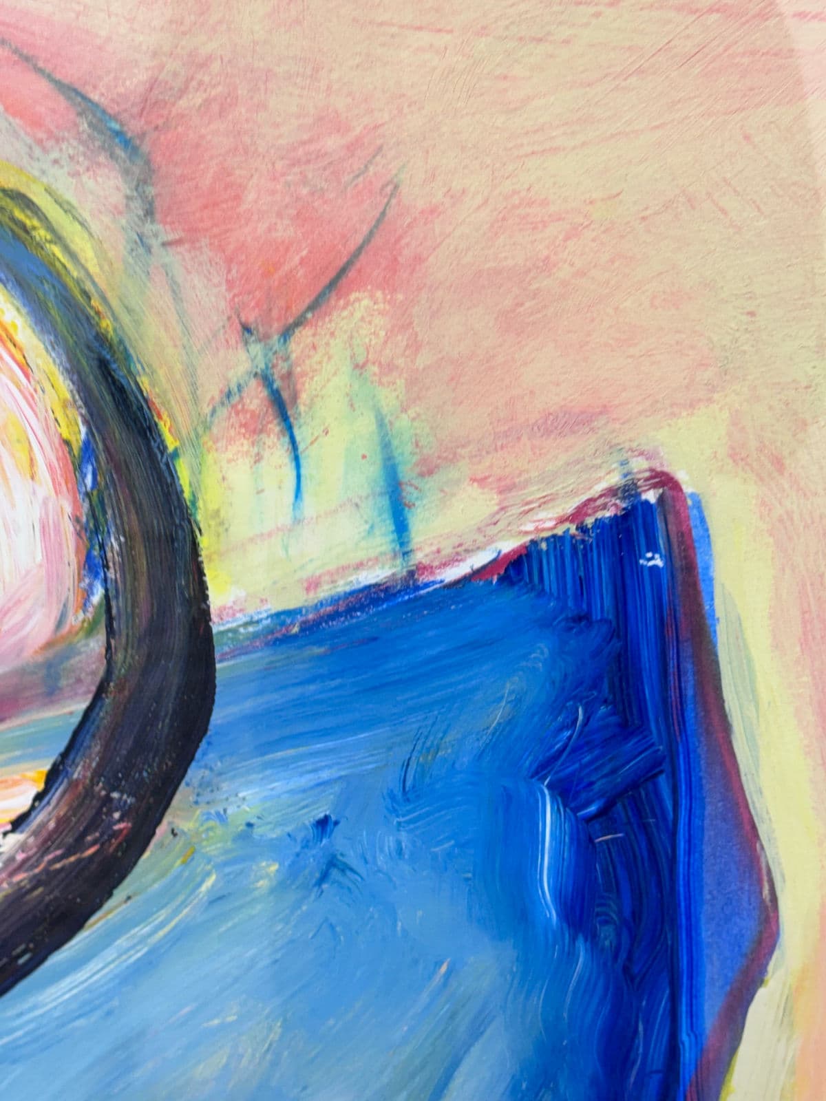 Circa 1995 Albert E. Smith Custom Framed Abstract - Thumbnail 10