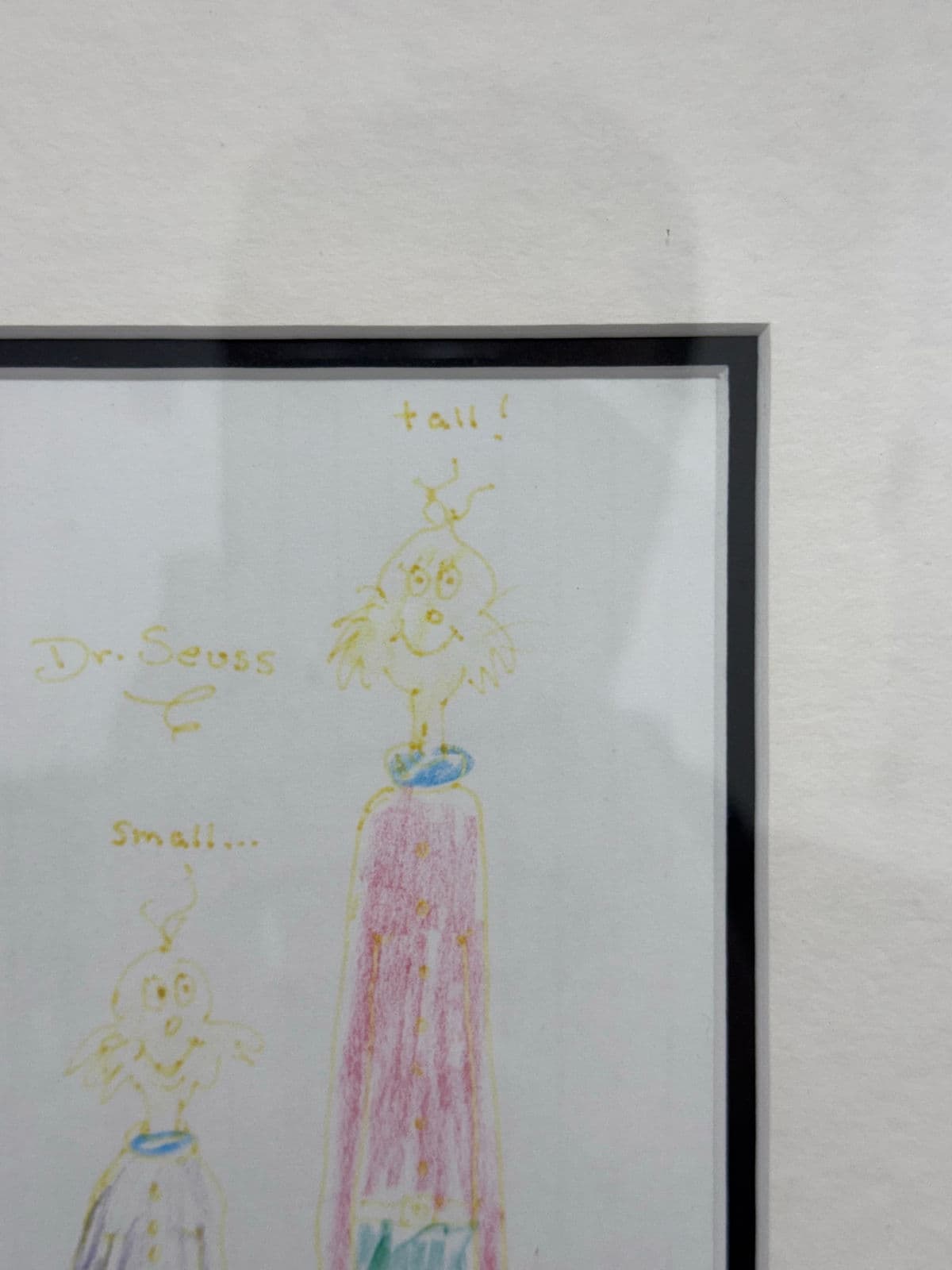 Theodor Seuss Geisel Original Artwork "Dr. Seuss Small... Tall!" - Thumbnail 8