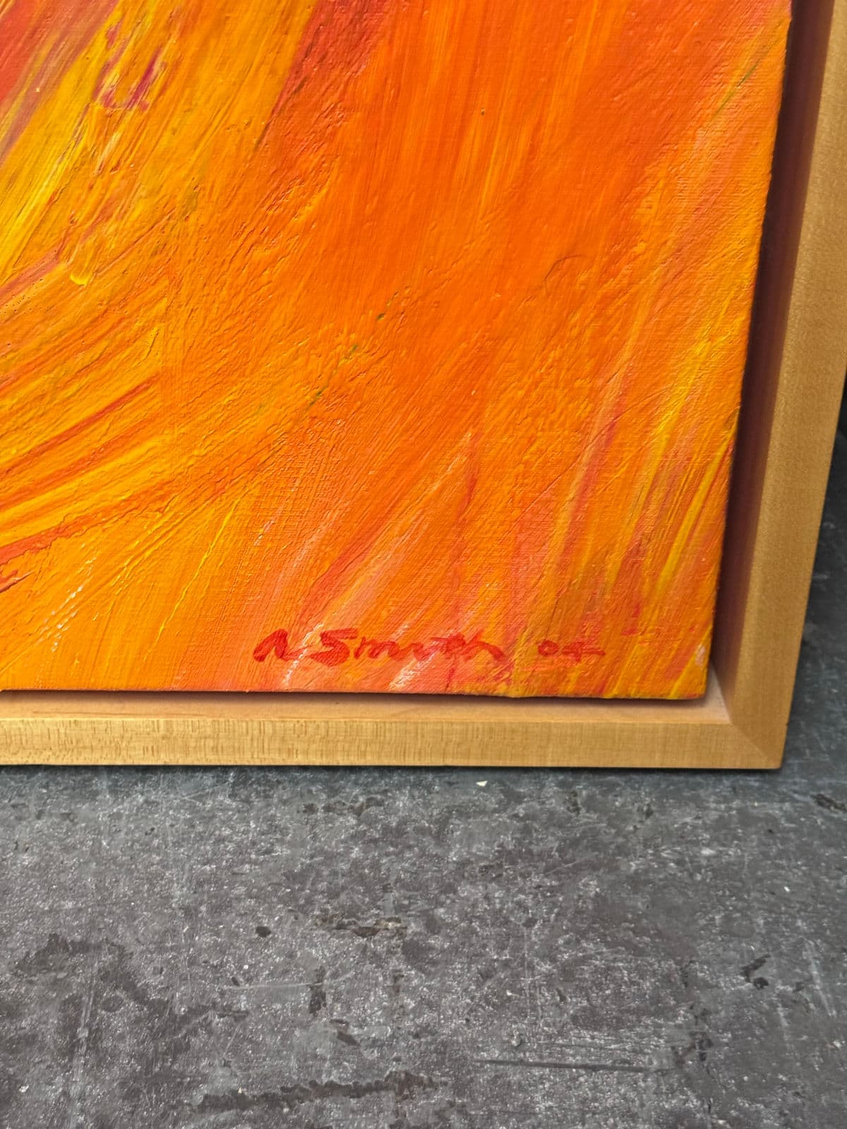 Circa 2004 Albert E. Smith Abstract, Framed - Thumbnail 9