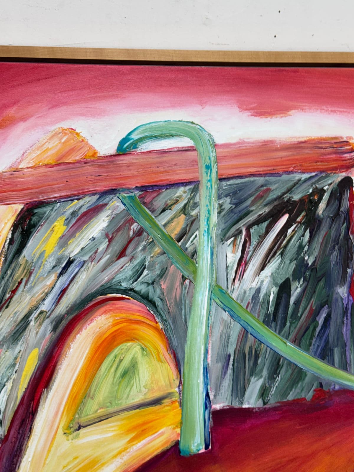 Circa 2004 Albert E. Smith Abstract, Framed - Thumbnail 4