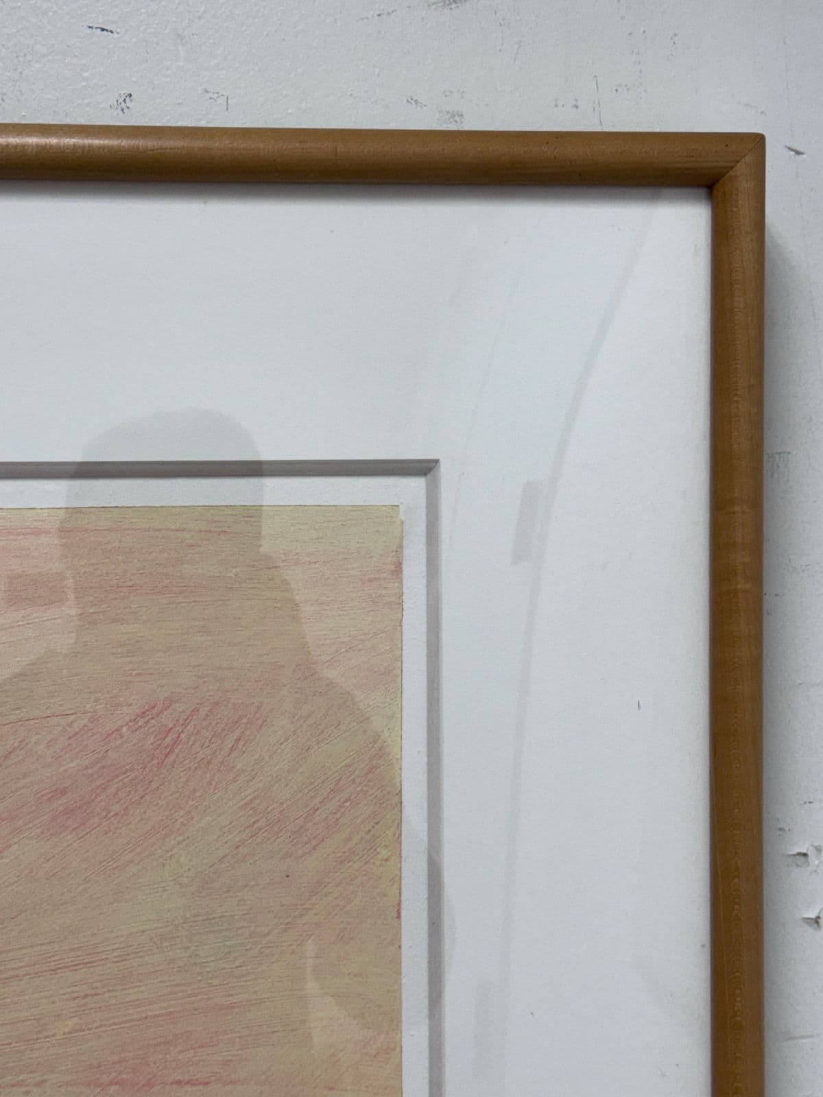 Circa 1995 Albert E. Smith Custom Framed Abstract - Thumbnail 4