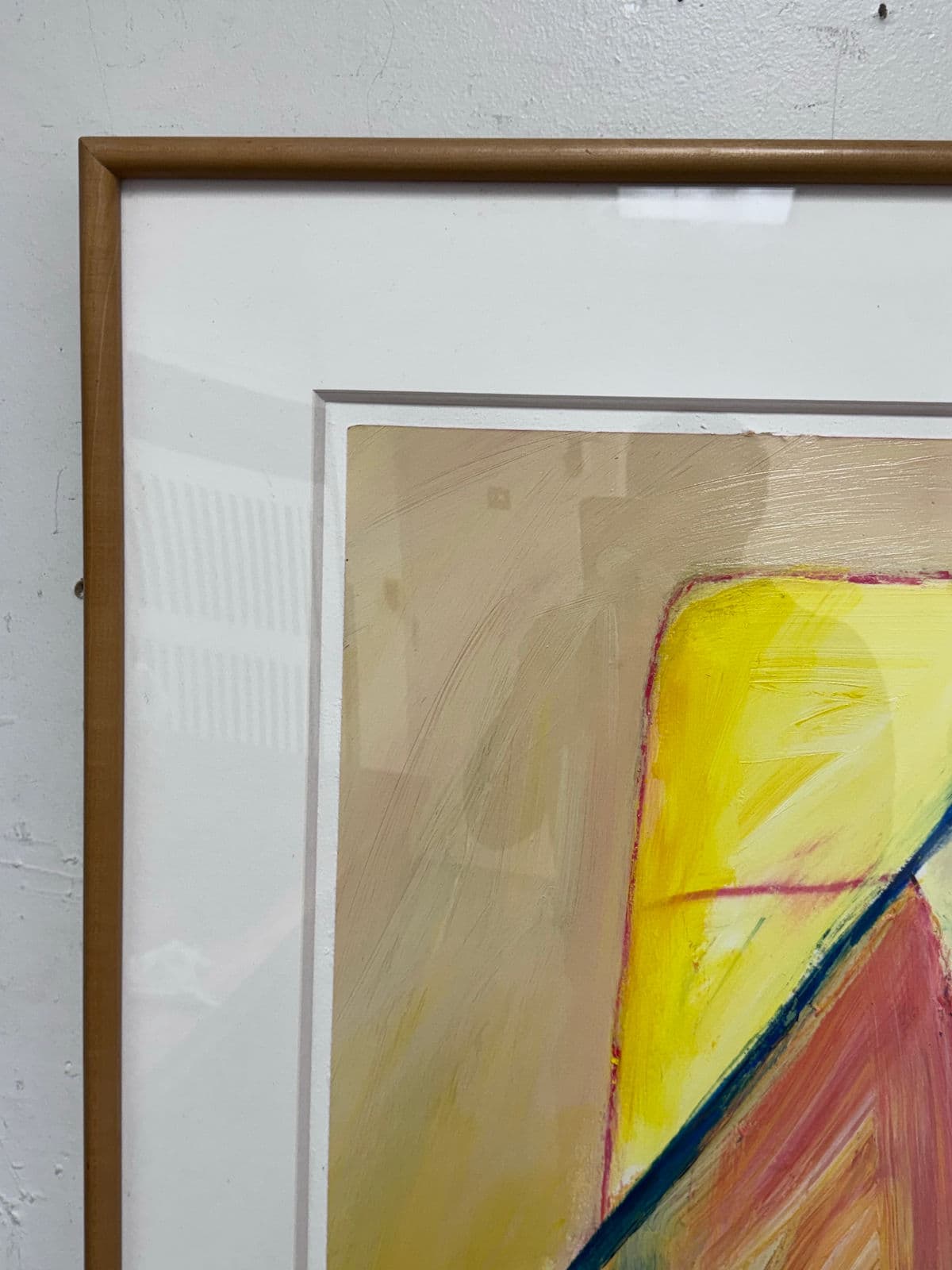 Circa 1995 Albert E. Smith Custom Framed Abstract - Thumbnail 11