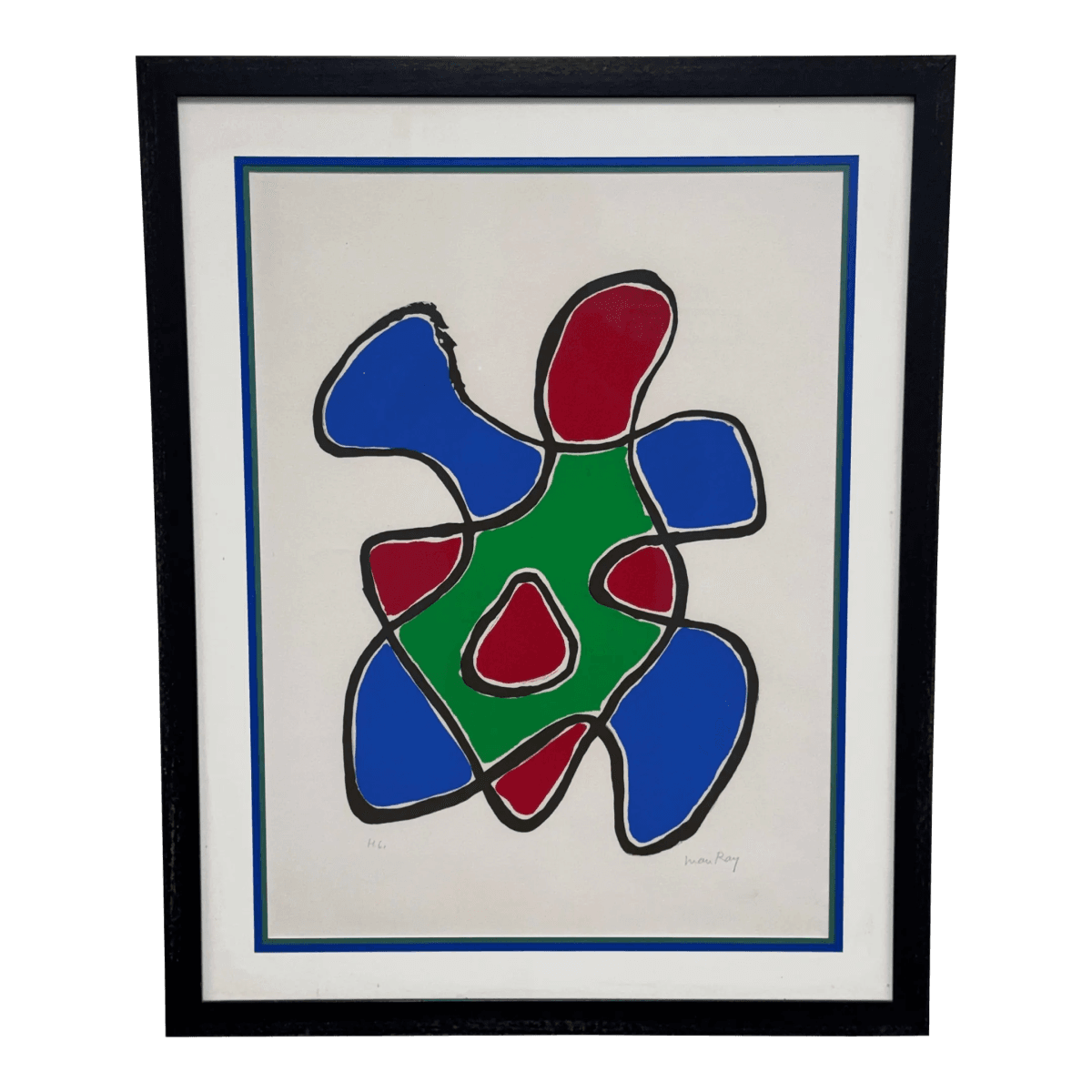 Circa 1968 Man Ray “Due Figure” Lithograph, Signed - Thumbnail 2