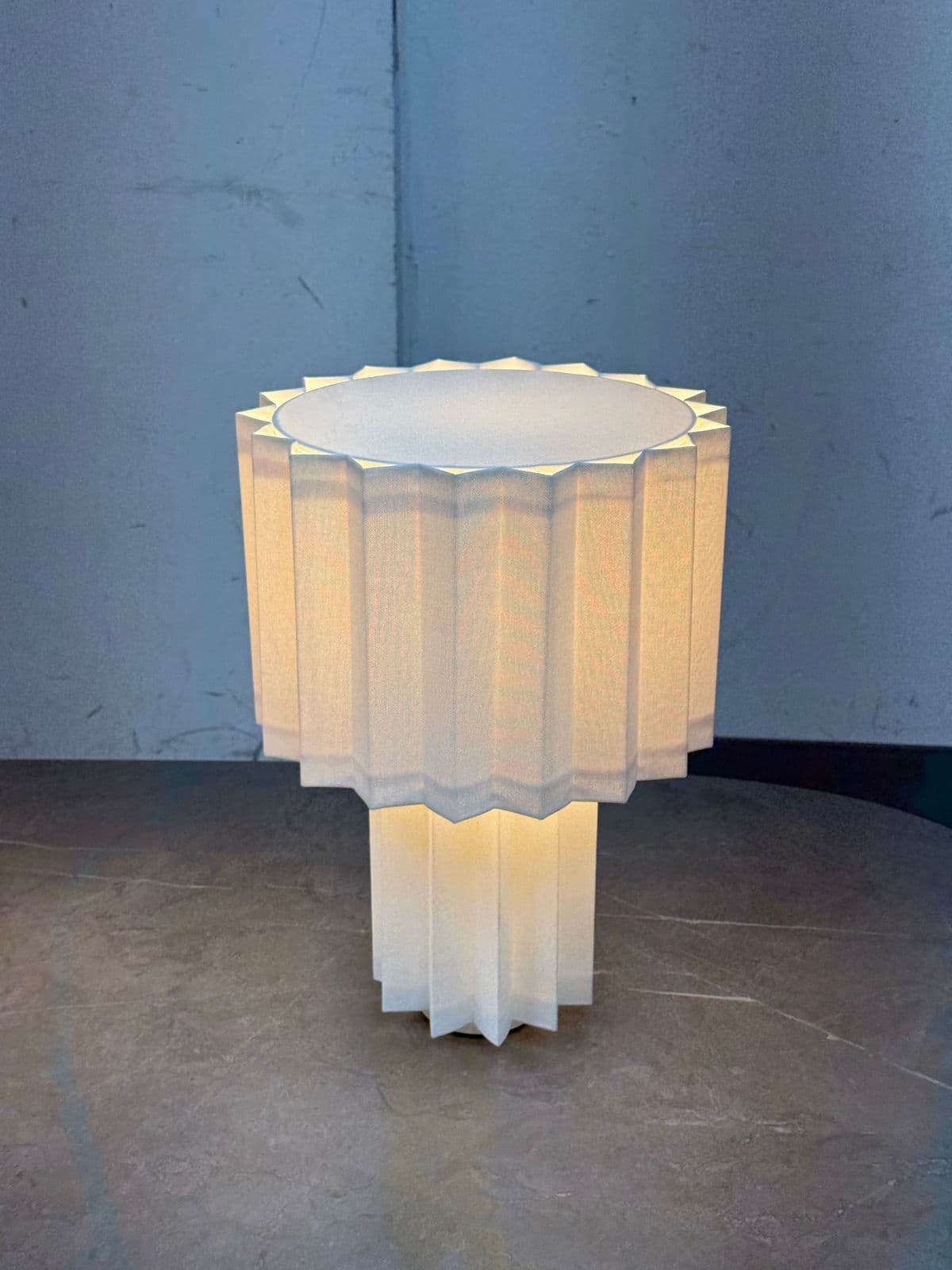 Folkform for Örsjö Plissé Table Lamps, Pair - Thumbnail 3