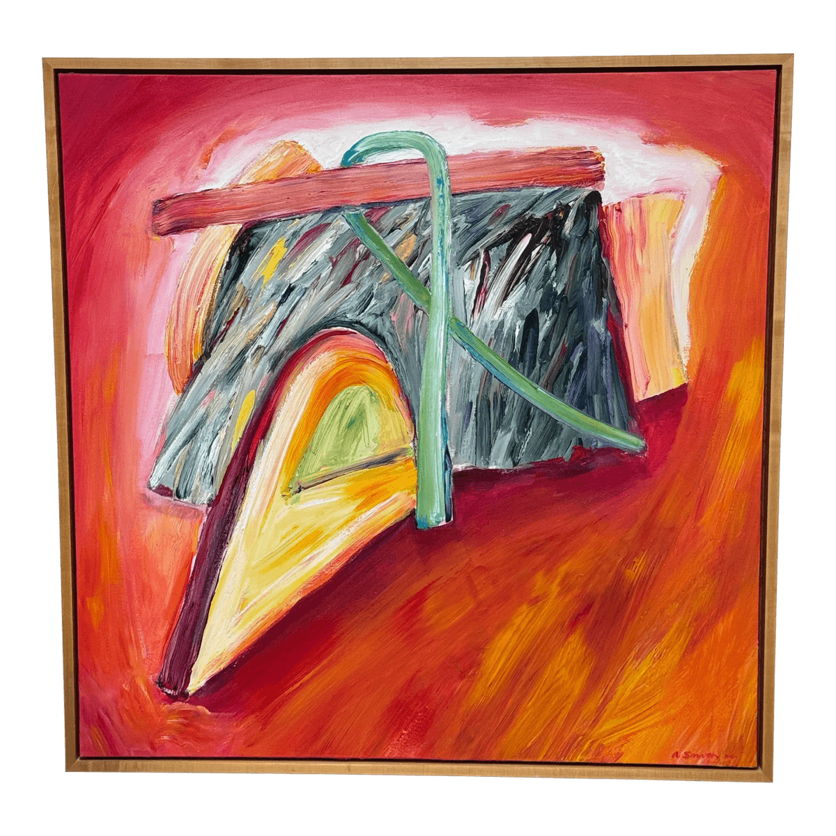 Circa 2004 Albert E. Smith Abstract, Framed - Thumbnail 2