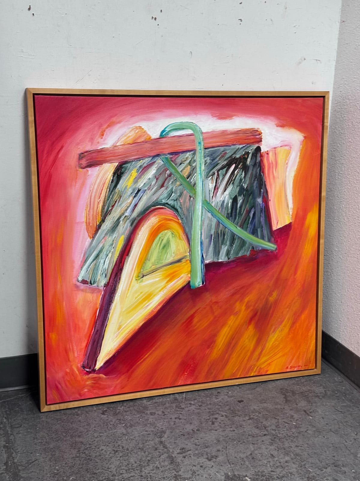 Circa 2004 Albert E. Smith Abstract, Framed - Thumbnail 11