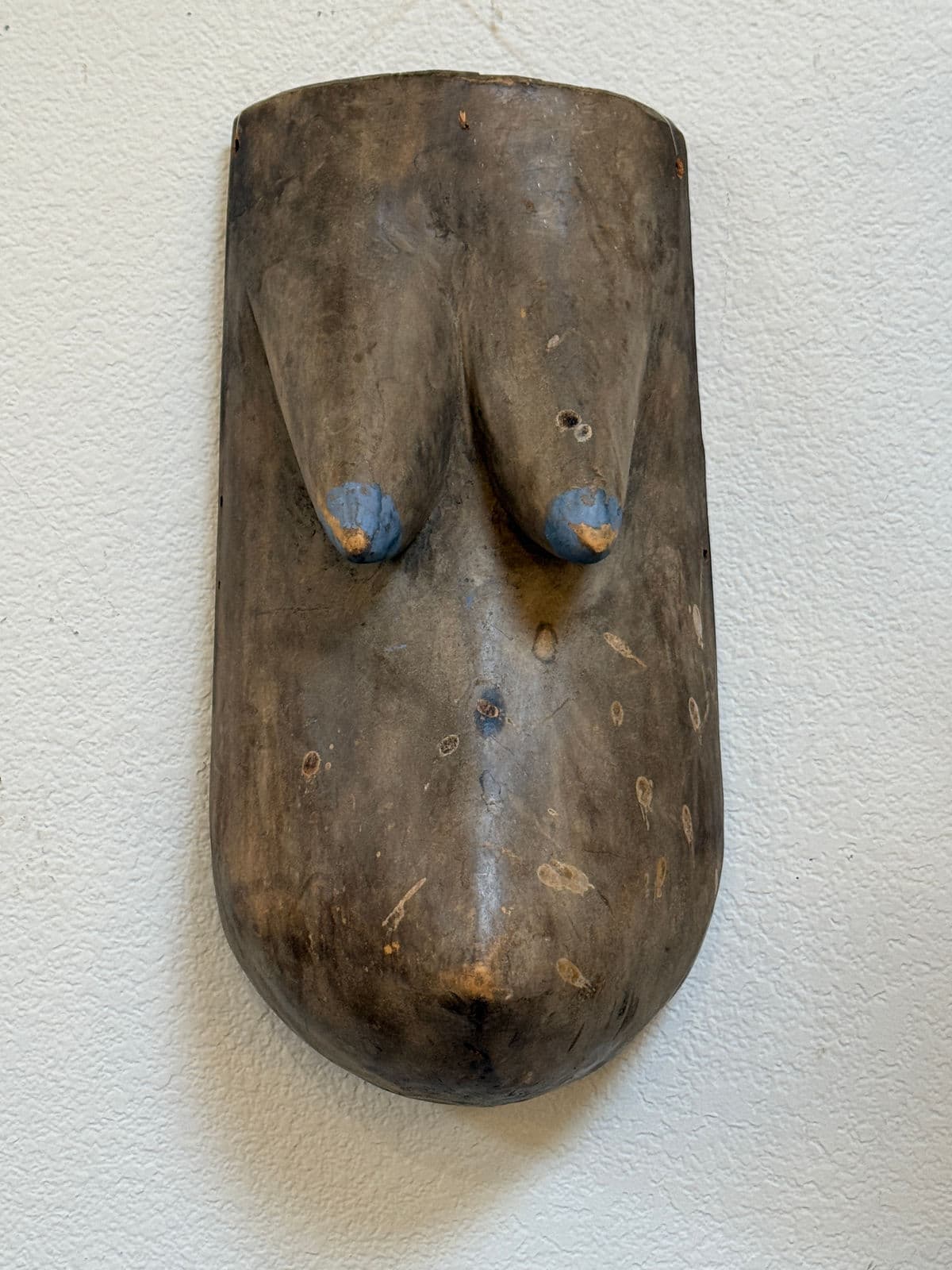 Mozambique Makonde Belly Mask - Thumbnail 3