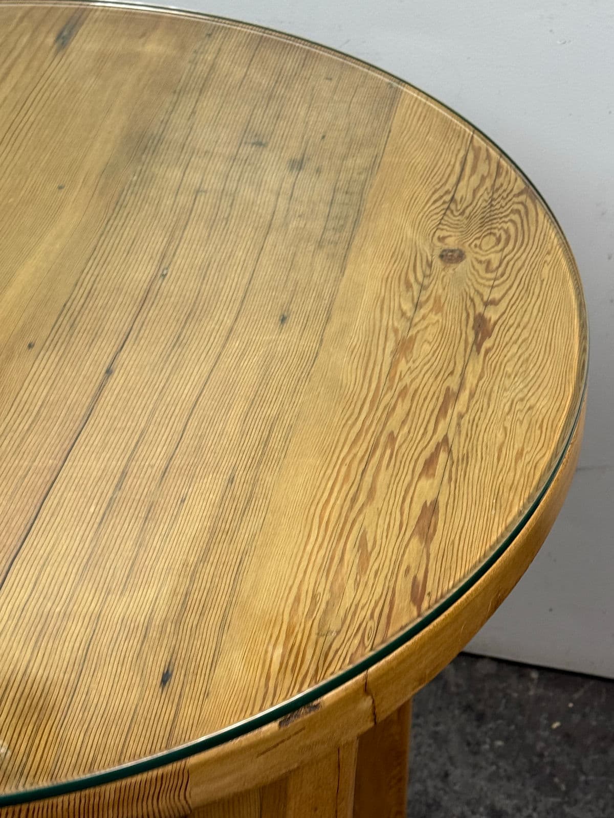 Custom Design Pine + Glass Side Table - Thumbnail 12