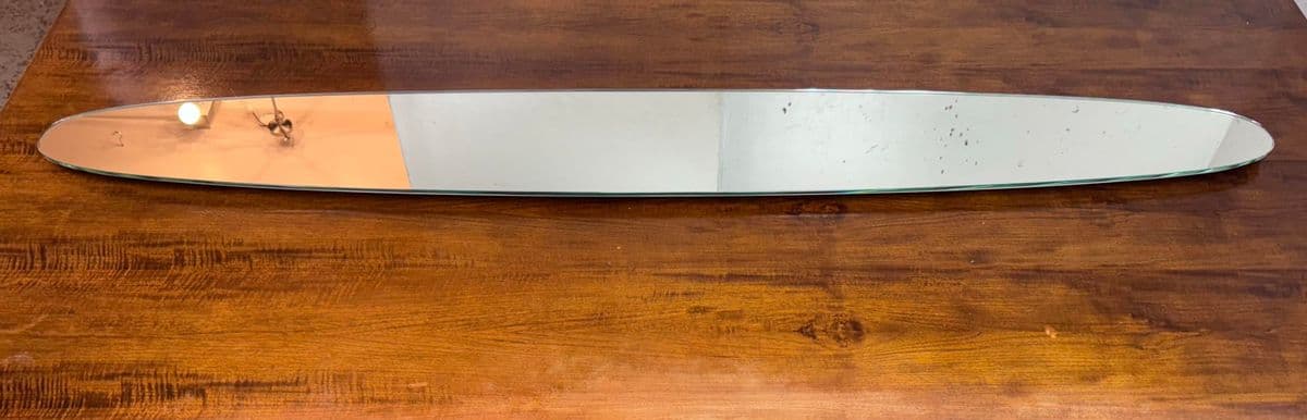 Tonelli - Italian Large Slender Oval Wall Mirror - Thumbnail 3