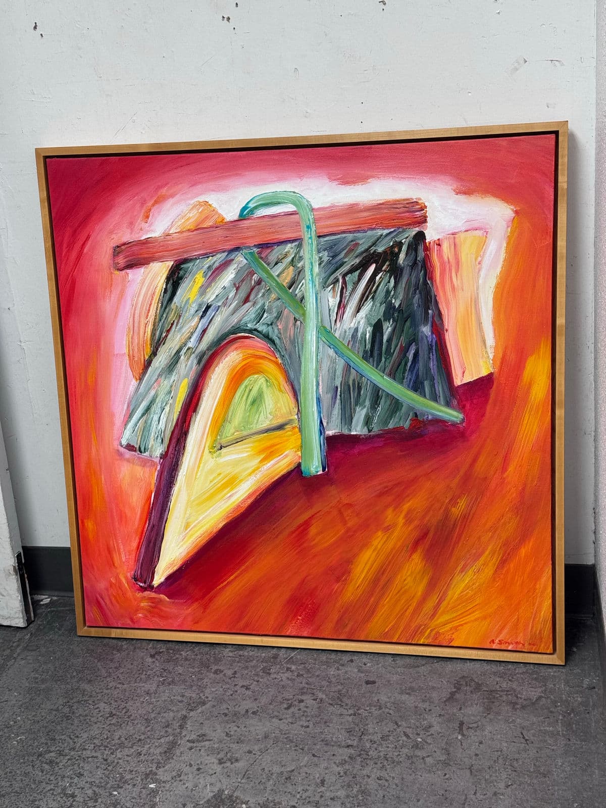 Circa 2004 Albert E. Smith Abstract, Framed - Thumbnail 10