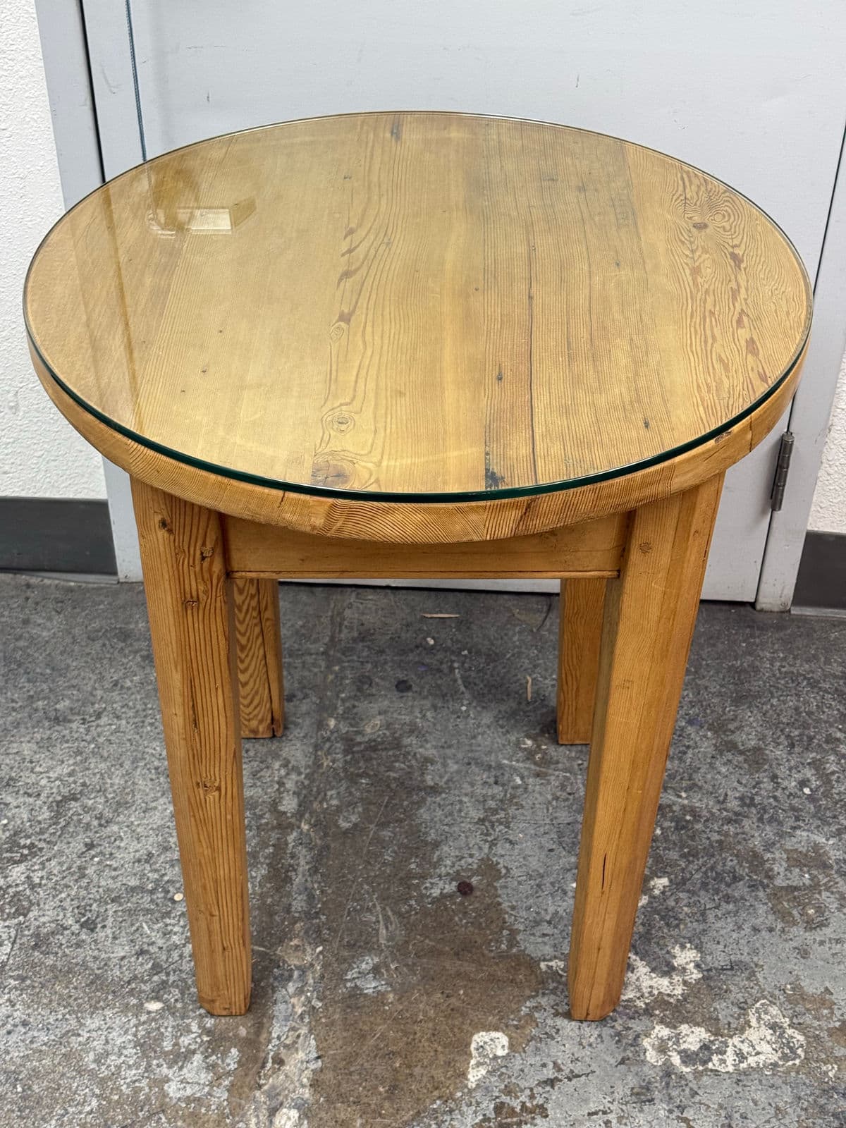 Custom Design Pine + Glass Side Table - Thumbnail 11