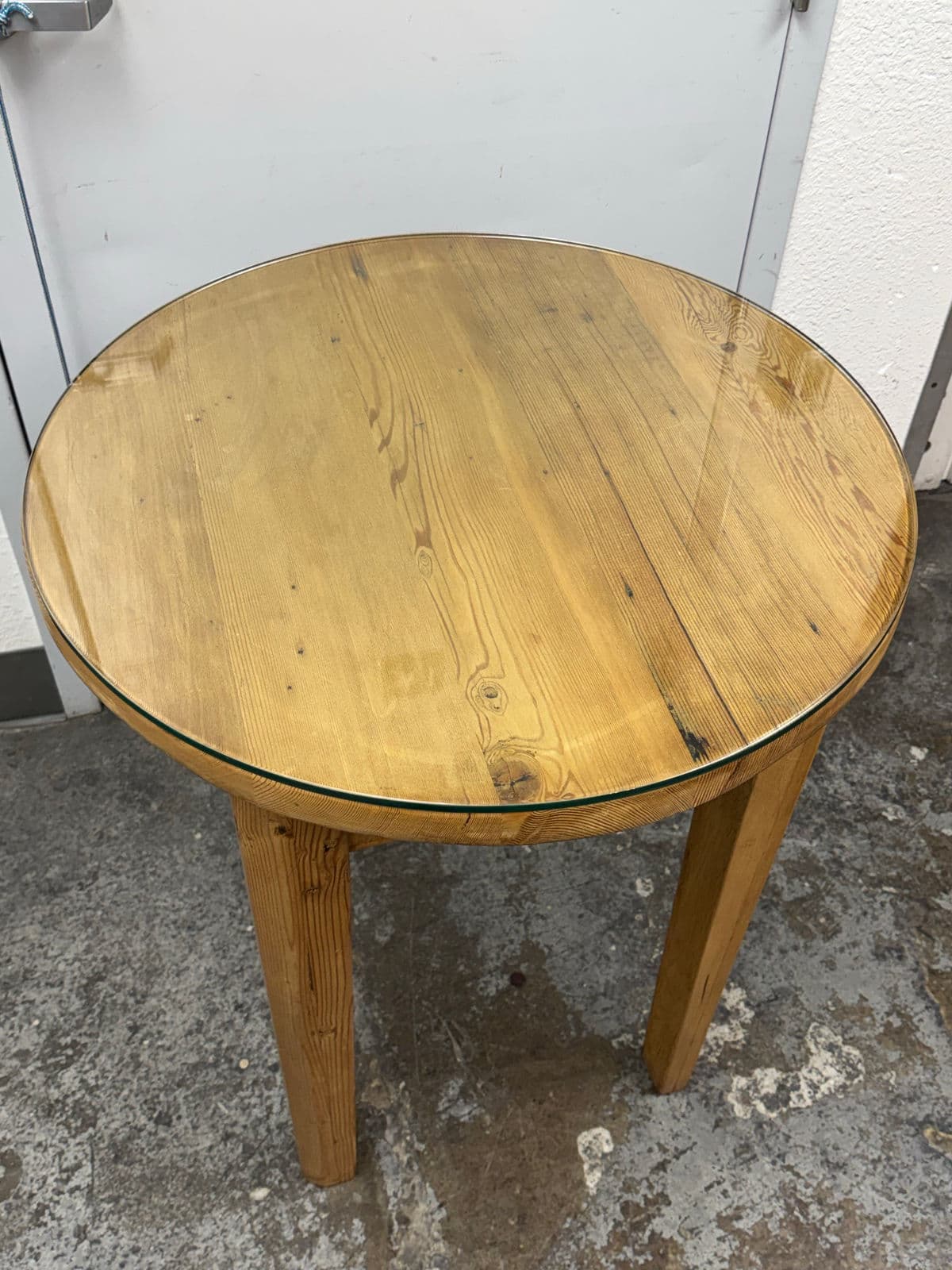 Custom Design Pine + Glass Side Table - Thumbnail 6