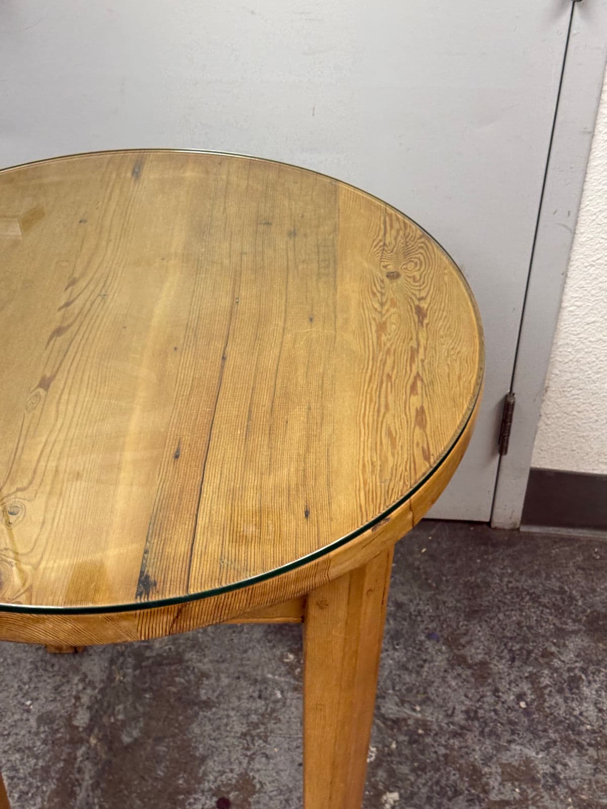 Custom Design Pine + Glass Side Table - Thumbnail 8