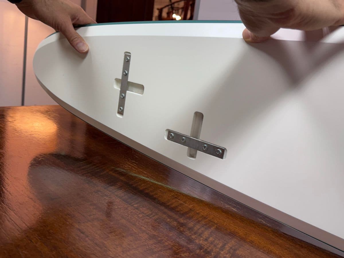 Tonelli - Italian Large Slender Oval Wall Mirror - Thumbnail 5