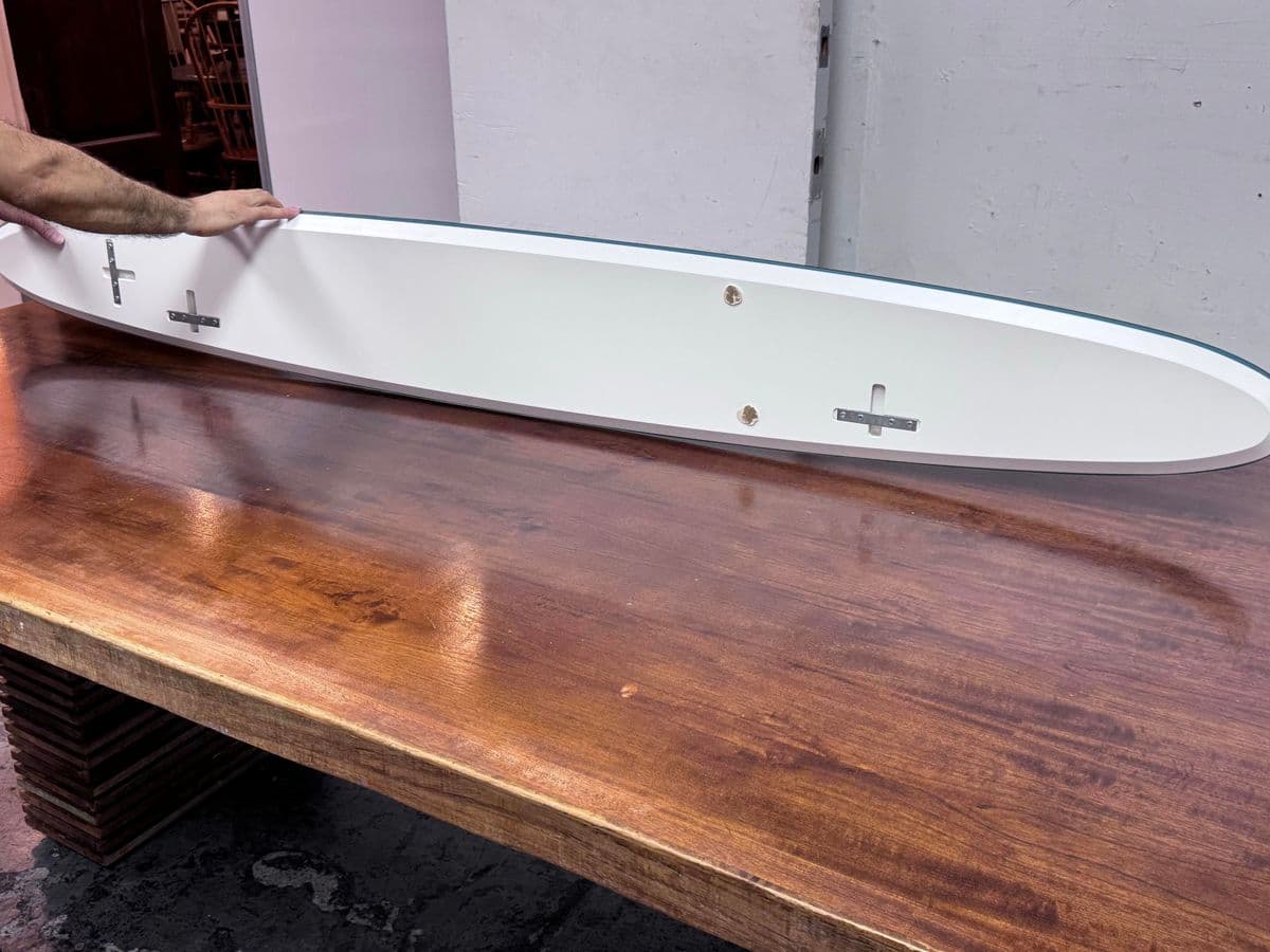 Tonelli - Italian Large Slender Oval Wall Mirror - Thumbnail 13