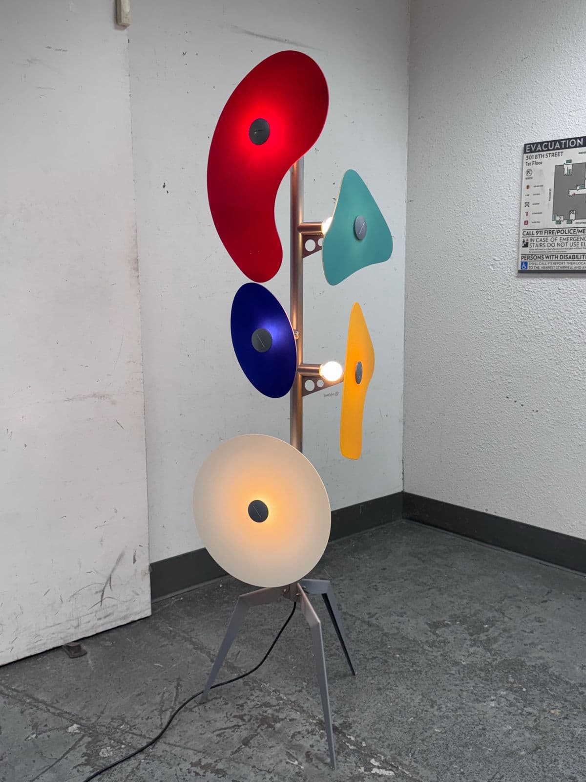 Late 20th Century Ferruccio Laviani for Foscarini Orbital Floor Lamp - Thumbnail 3