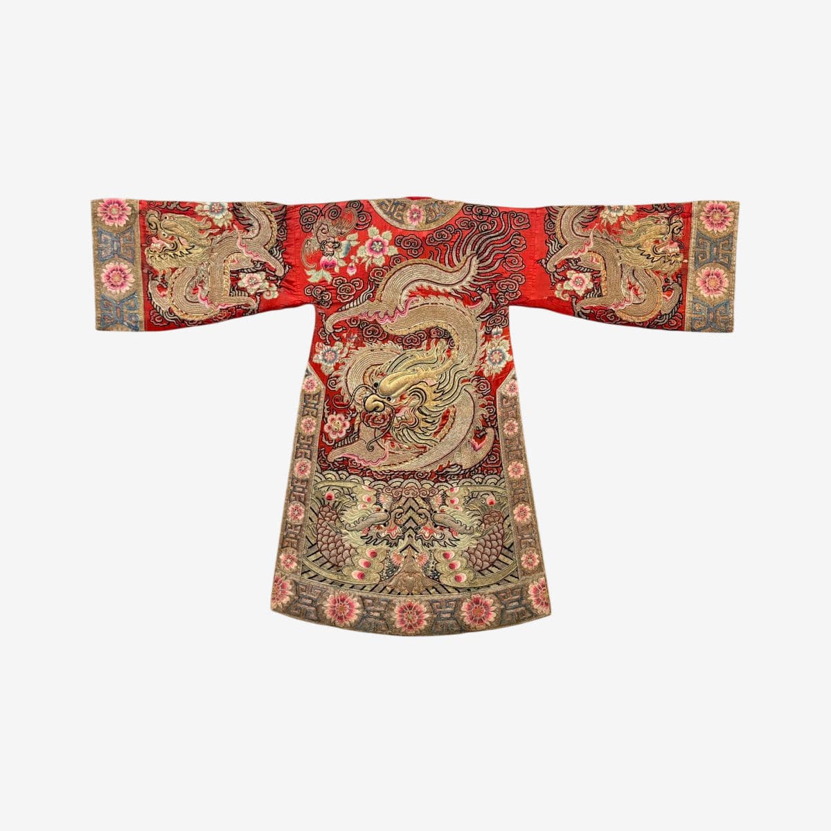 19th Century Dragon Kimono Robe for Chinese Theater - Image 1