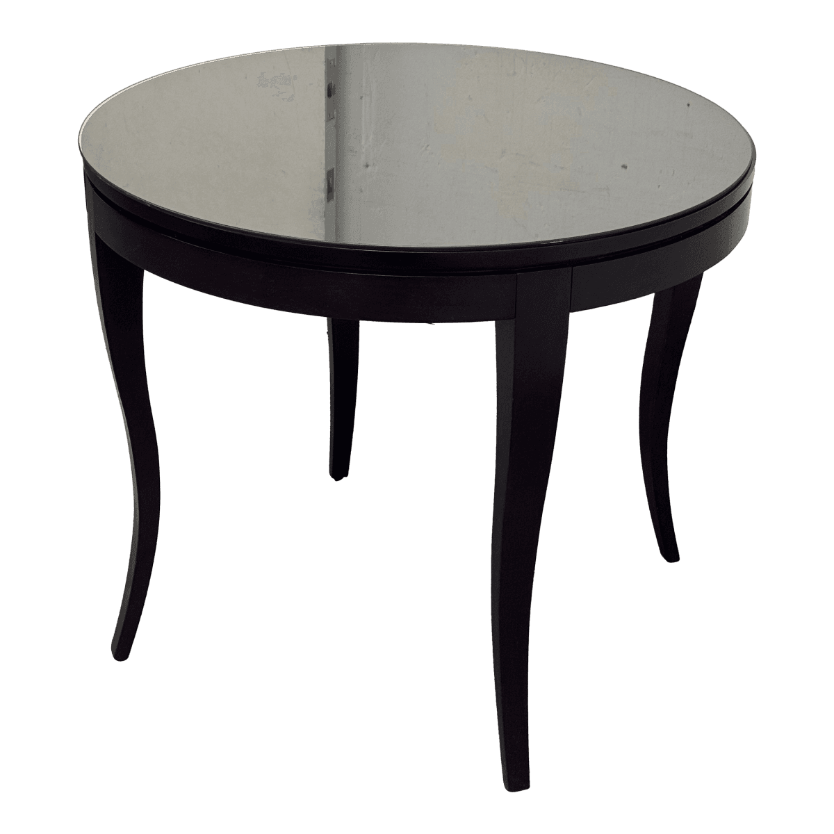 Contemporary Occasional Table With Glass Table Top - Thumbnail 2